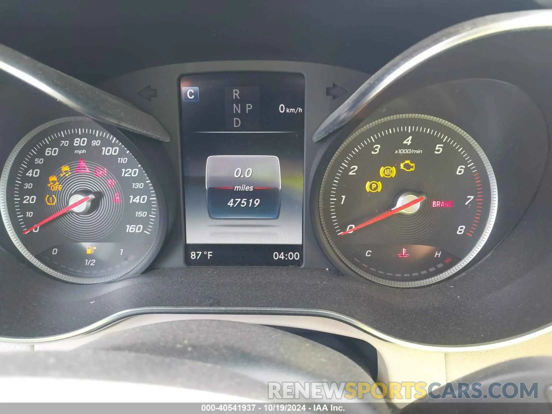 7 fotografías del automóvil dañado WDC0G4KB9KF548610 MERCEDES-BENZ GLC 300 2019