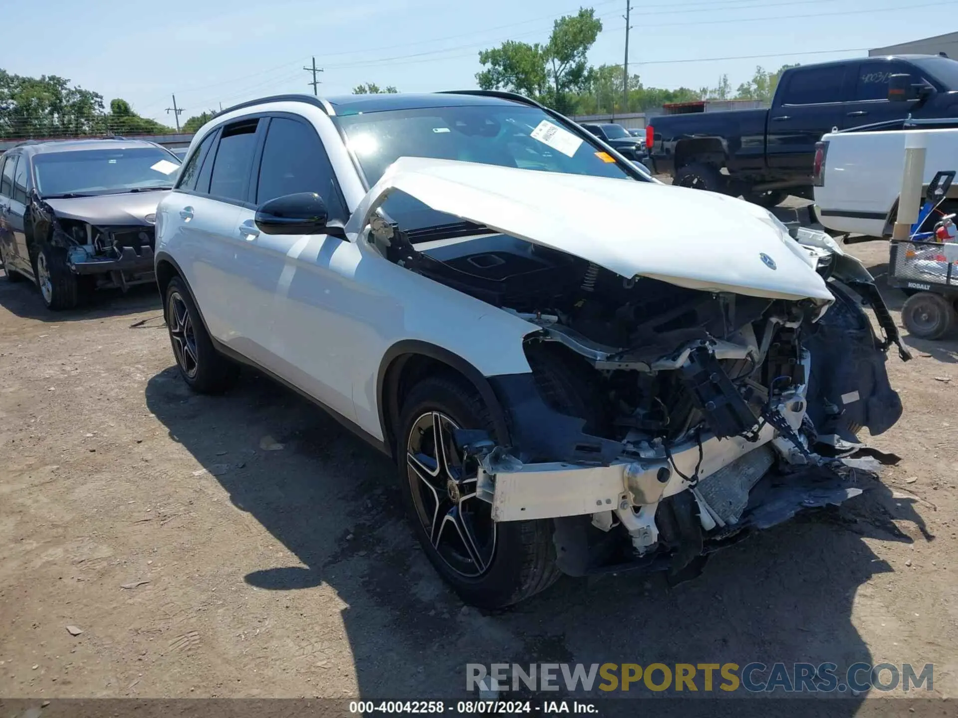 1 fotografías del automóvil dañado W1N0G8EB3LF772183 MERCEDES-BENZ GLC 300 2020