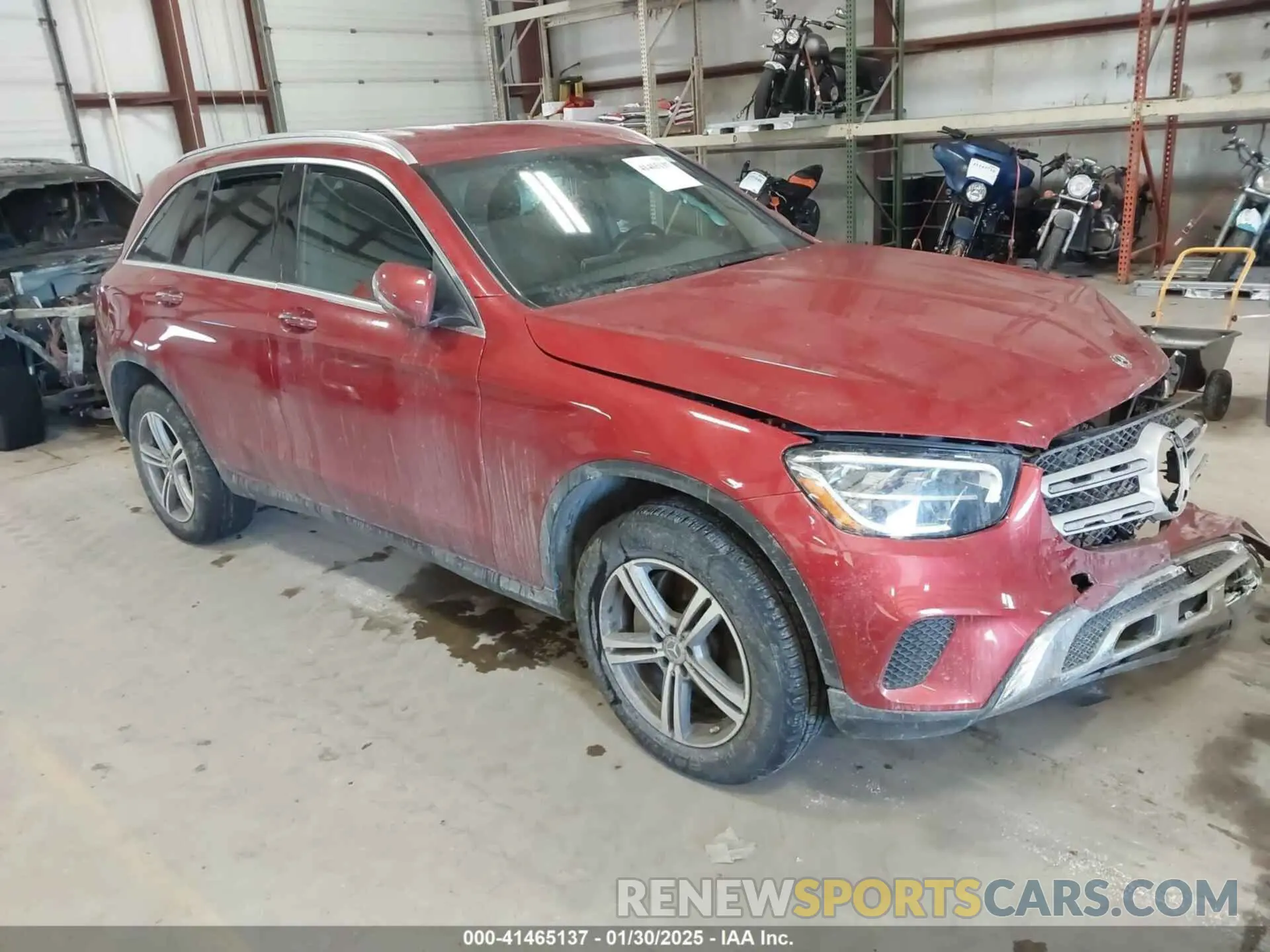 1 fotografías del automóvil dañado W1N0G8EB3LV253575 MERCEDES-BENZ GLC 300 2020