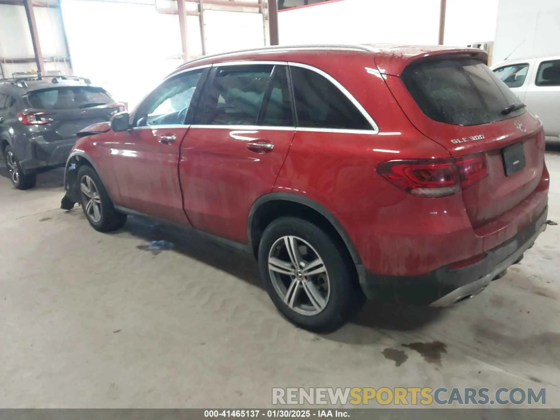 3 fotografías del automóvil dañado W1N0G8EB3LV253575 MERCEDES-BENZ GLC 300 2020