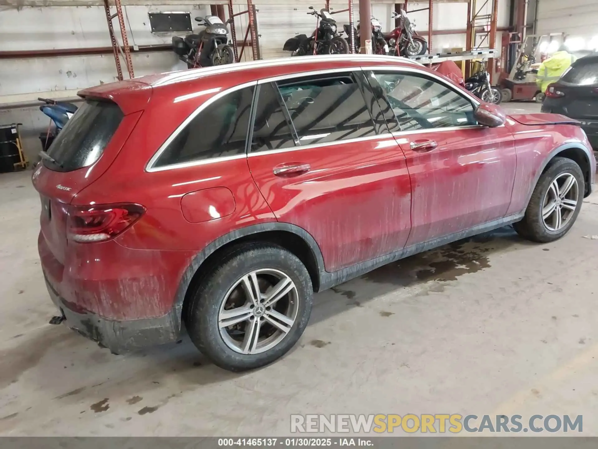 4 fotografías del automóvil dañado W1N0G8EB3LV253575 MERCEDES-BENZ GLC 300 2020