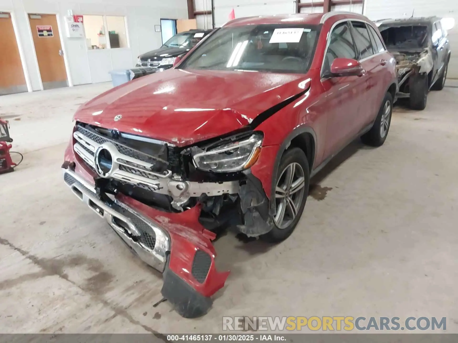 6 fotografías del automóvil dañado W1N0G8EB3LV253575 MERCEDES-BENZ GLC 300 2020