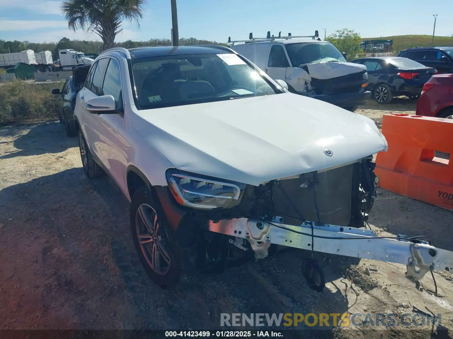 1 fotografías del automóvil dañado W1N0G8EB8LF763740 MERCEDES-BENZ GLC 300 2020