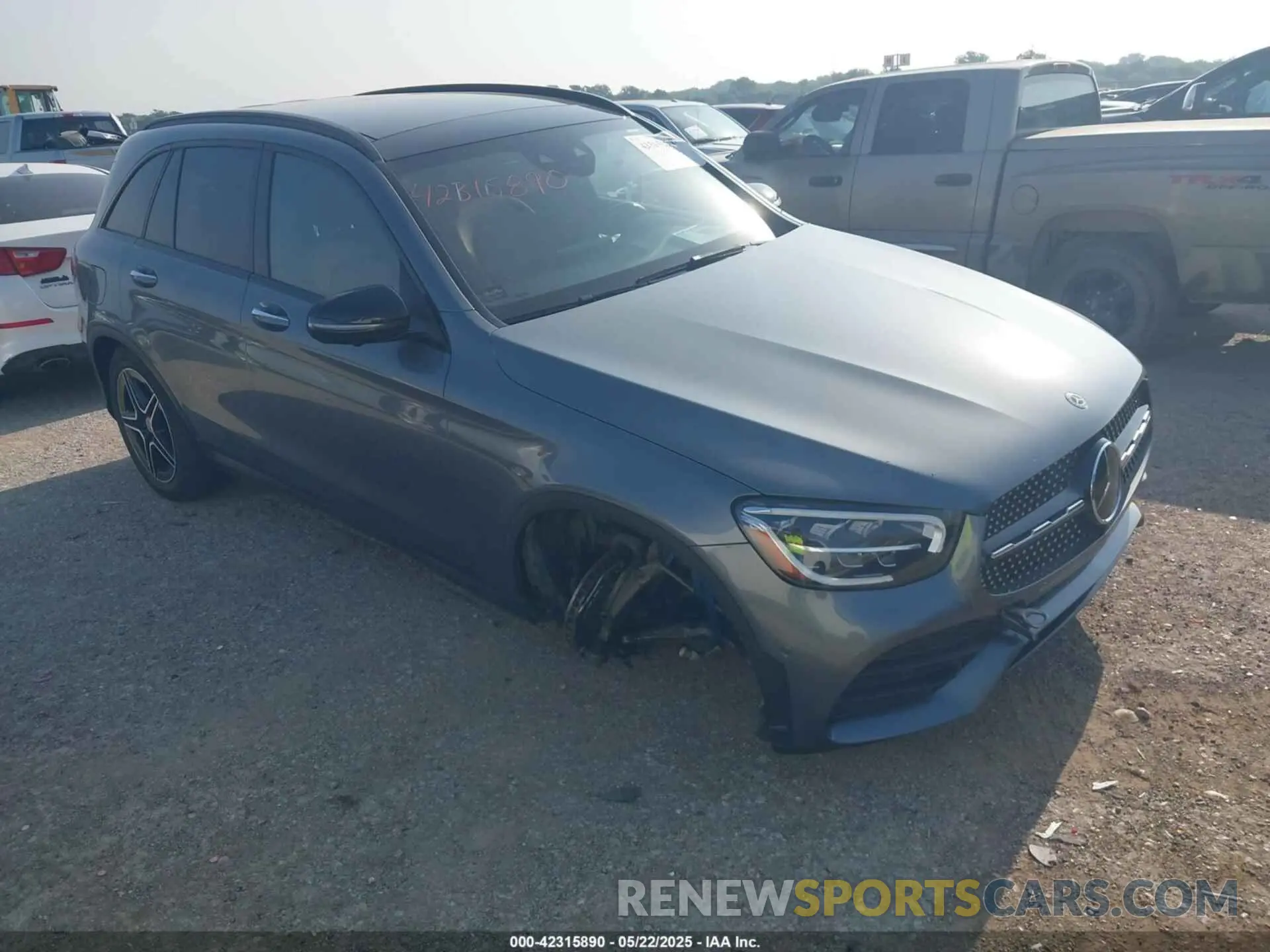 1 fotografías del automóvil dañado W1N0G8EB8LF845533 MERCEDES-BENZ GLC 300 2020