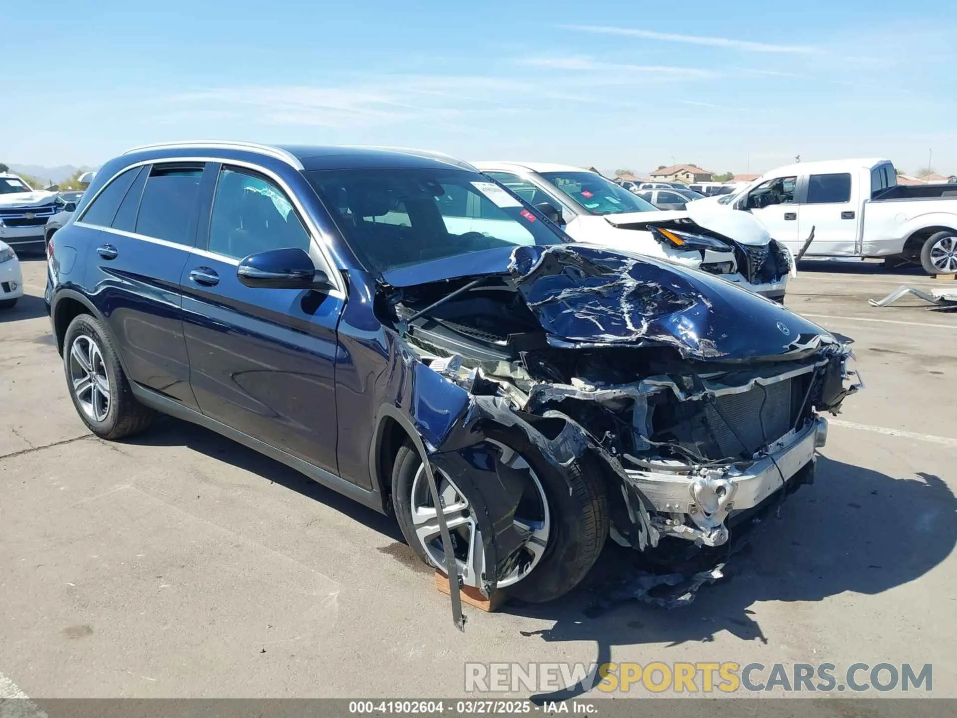1 fotografías del automóvil dañado W1N0G8EB9LF847906 MERCEDES-BENZ GLC 300 2020