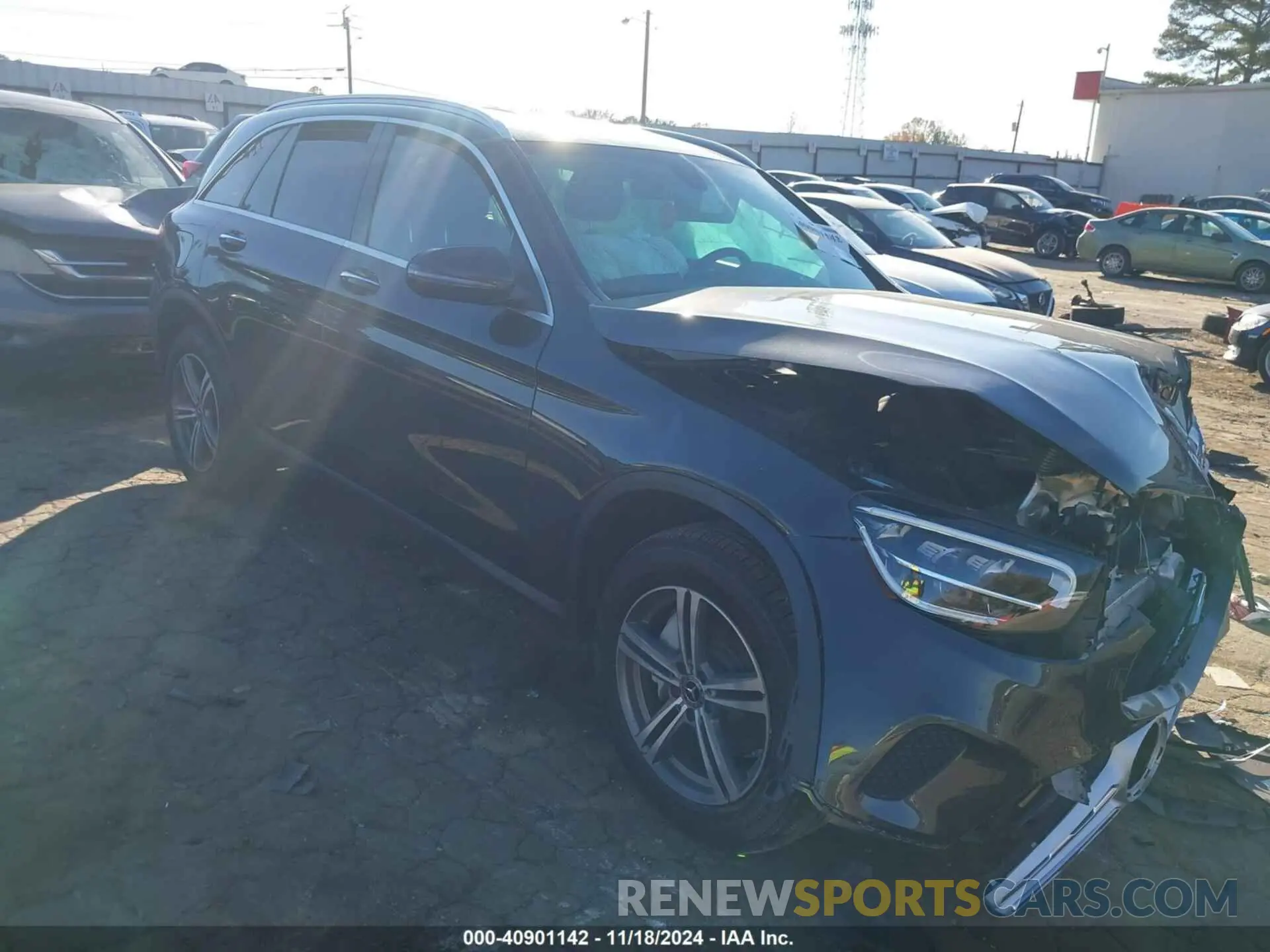 1 fotografías del automóvil dañado WDC0G8DB7LF717786 MERCEDES-BENZ GLC 300 2020