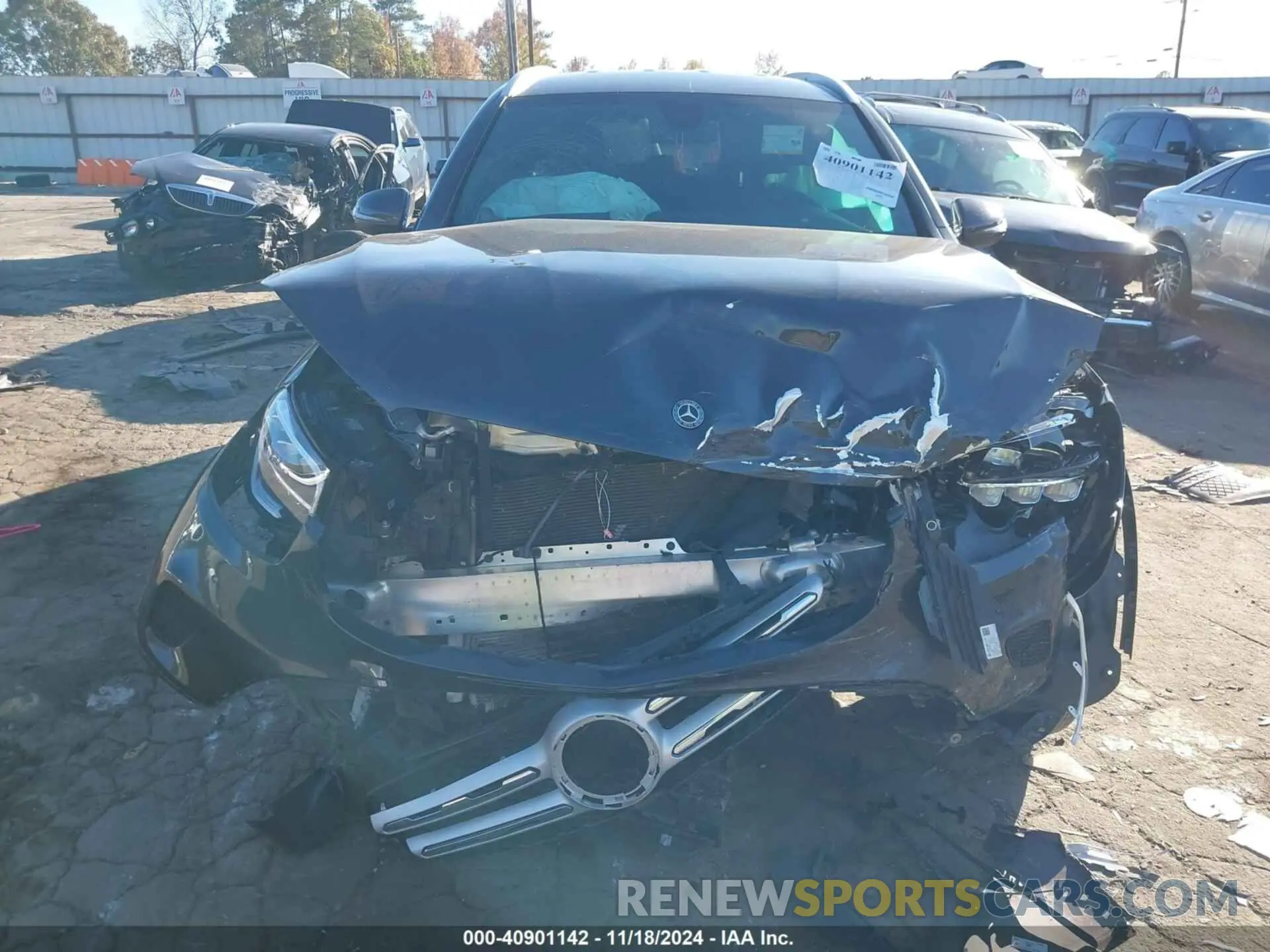 13 fotografías del automóvil dañado WDC0G8DB7LF717786 MERCEDES-BENZ GLC 300 2020