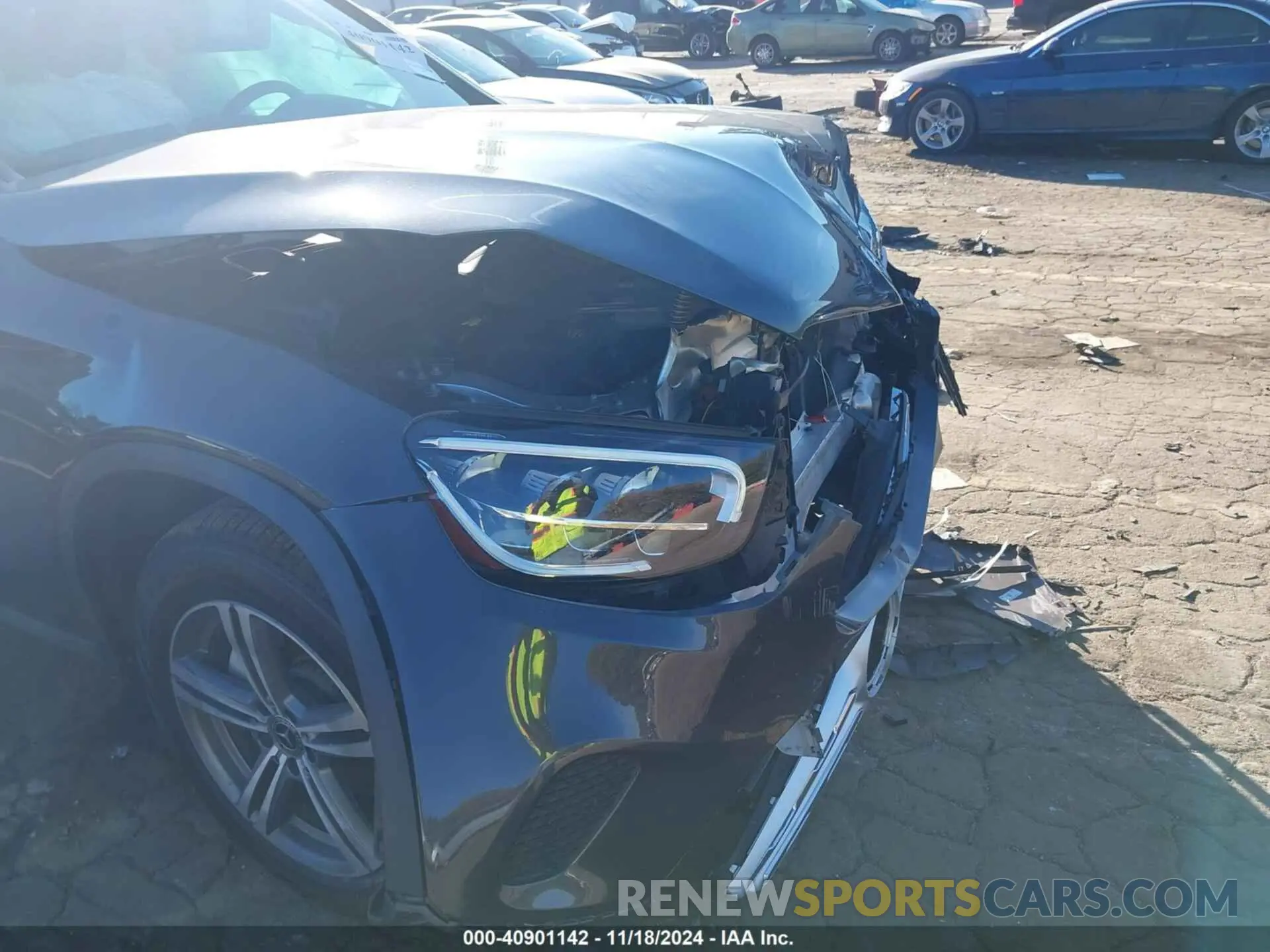 18 fotografías del automóvil dañado WDC0G8DB7LF717786 MERCEDES-BENZ GLC 300 2020