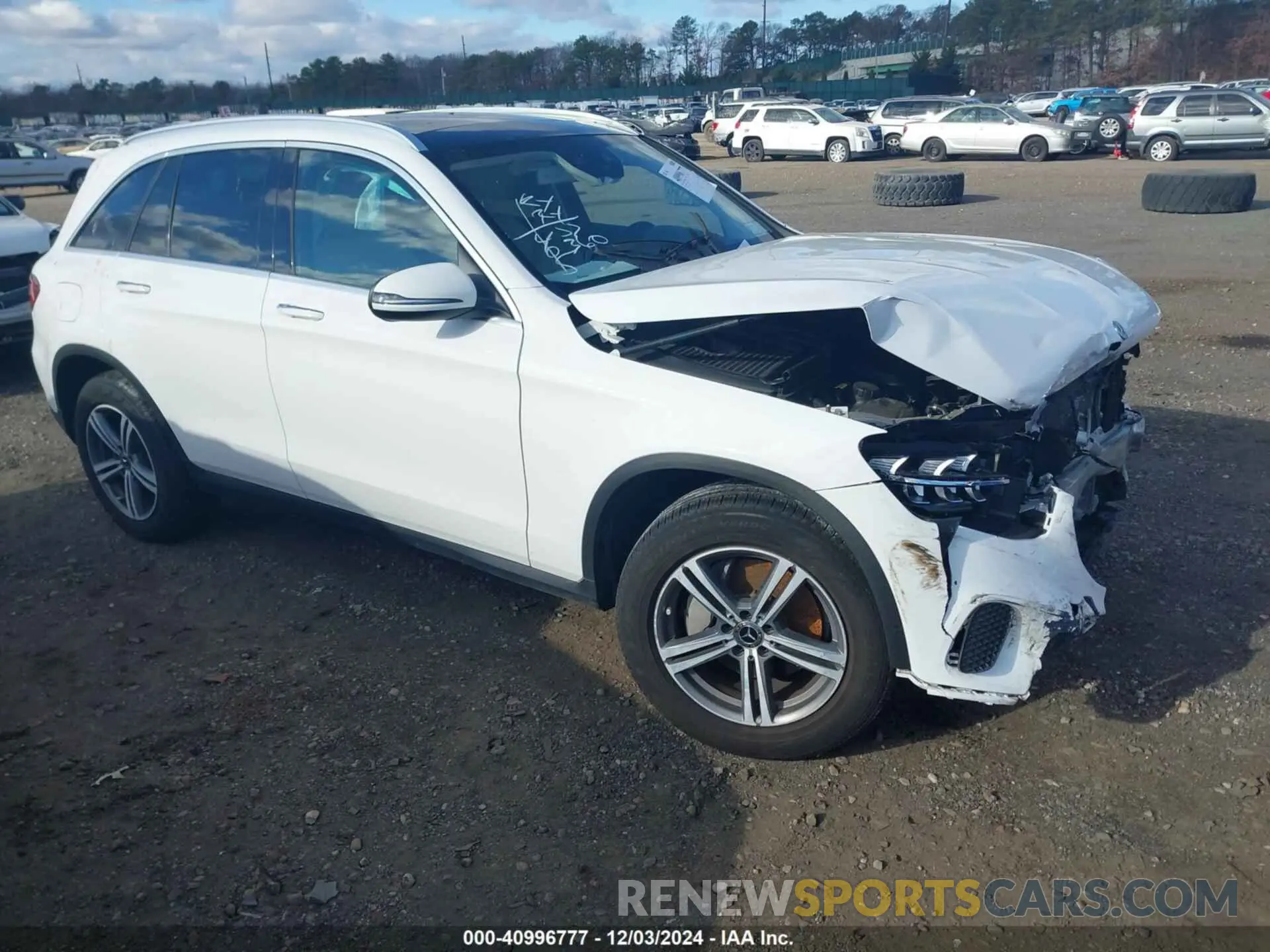 1 fotografías del automóvil dañado WDC0G8EBXLF750084 MERCEDES-BENZ GLC 300 2020