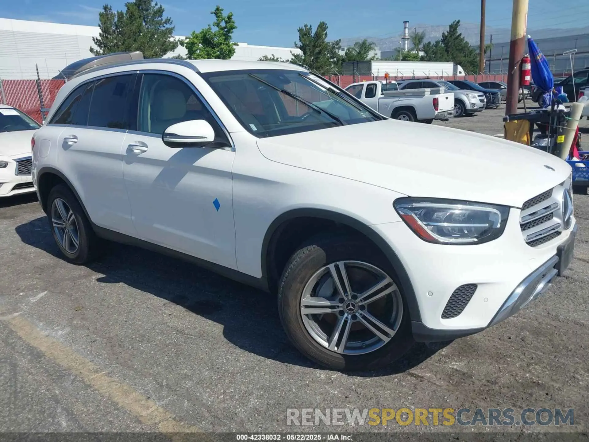1 fotografías del automóvil dañado W1N0G8DB1MV289770 MERCEDES-BENZ GLC 300 2021