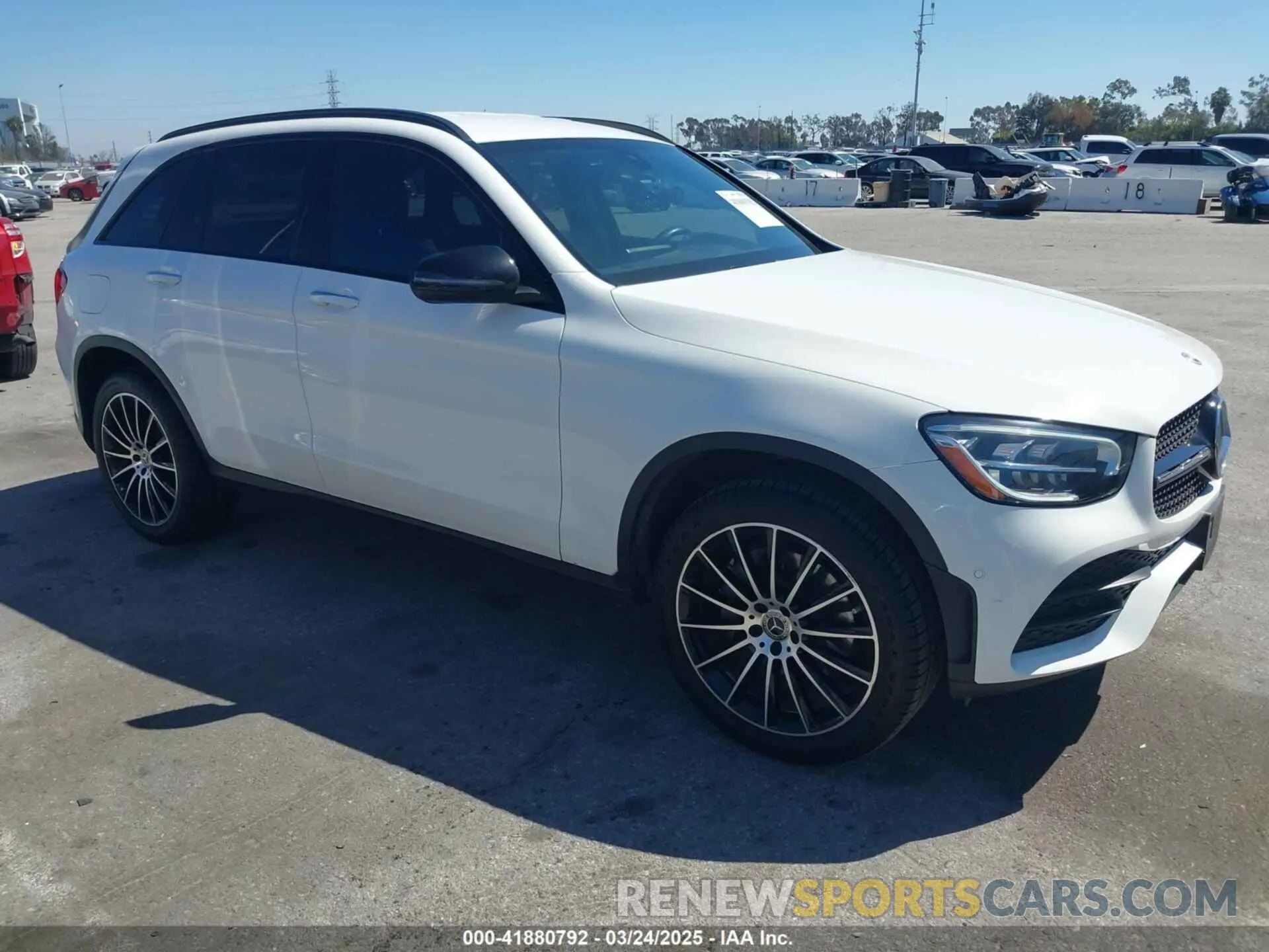 1 fotografías del automóvil dañado W1N0G8DB1MV306535 MERCEDES-BENZ GLC 300 2021