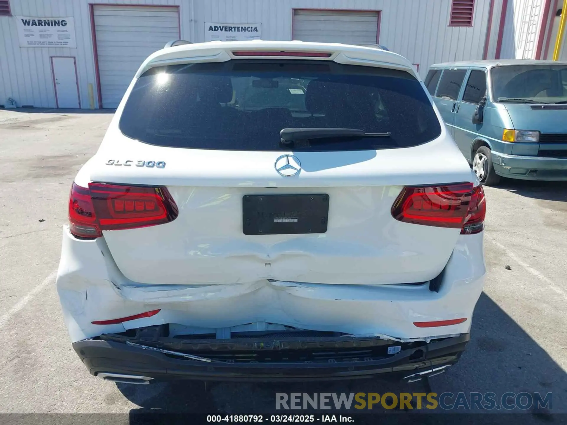 16 fotografías del automóvil dañado W1N0G8DB1MV306535 MERCEDES-BENZ GLC 300 2021
