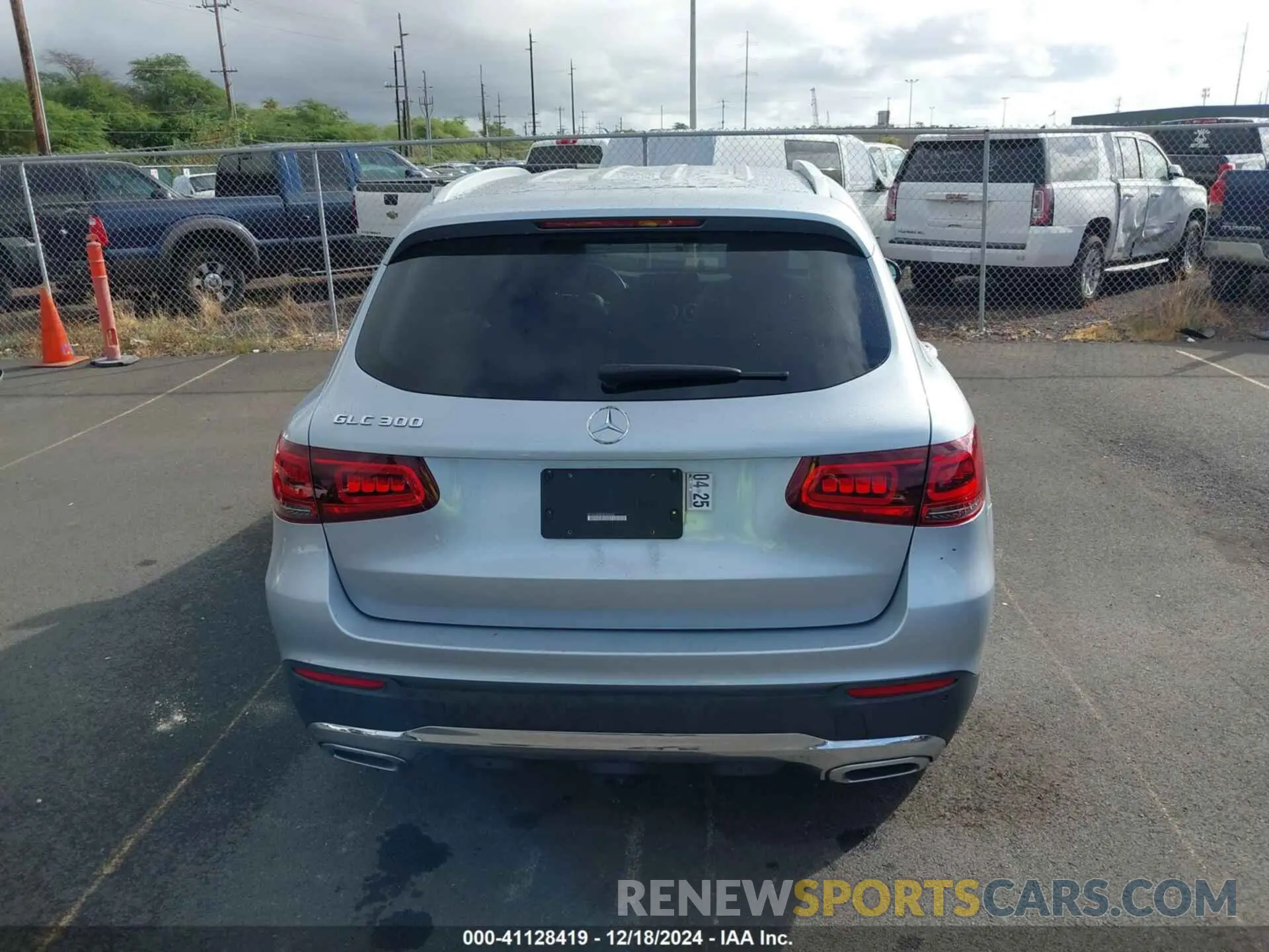 16 fotografías del automóvil dañado W1N0G8DB5MF928498 MERCEDES-BENZ GLC 300 2021