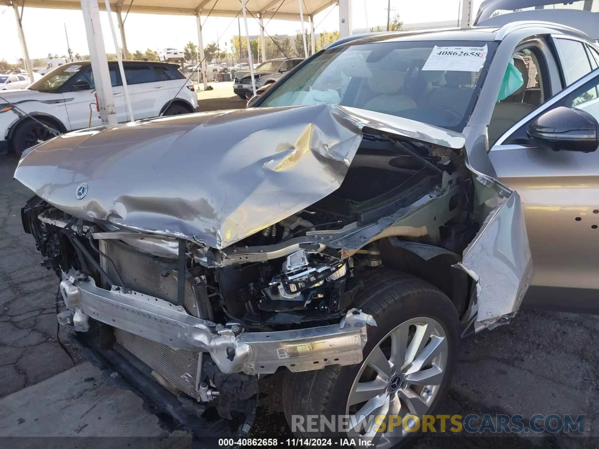 6 fotografías del automóvil dañado W1N0G8DB8MF892368 MERCEDES-BENZ GLC 300 2021