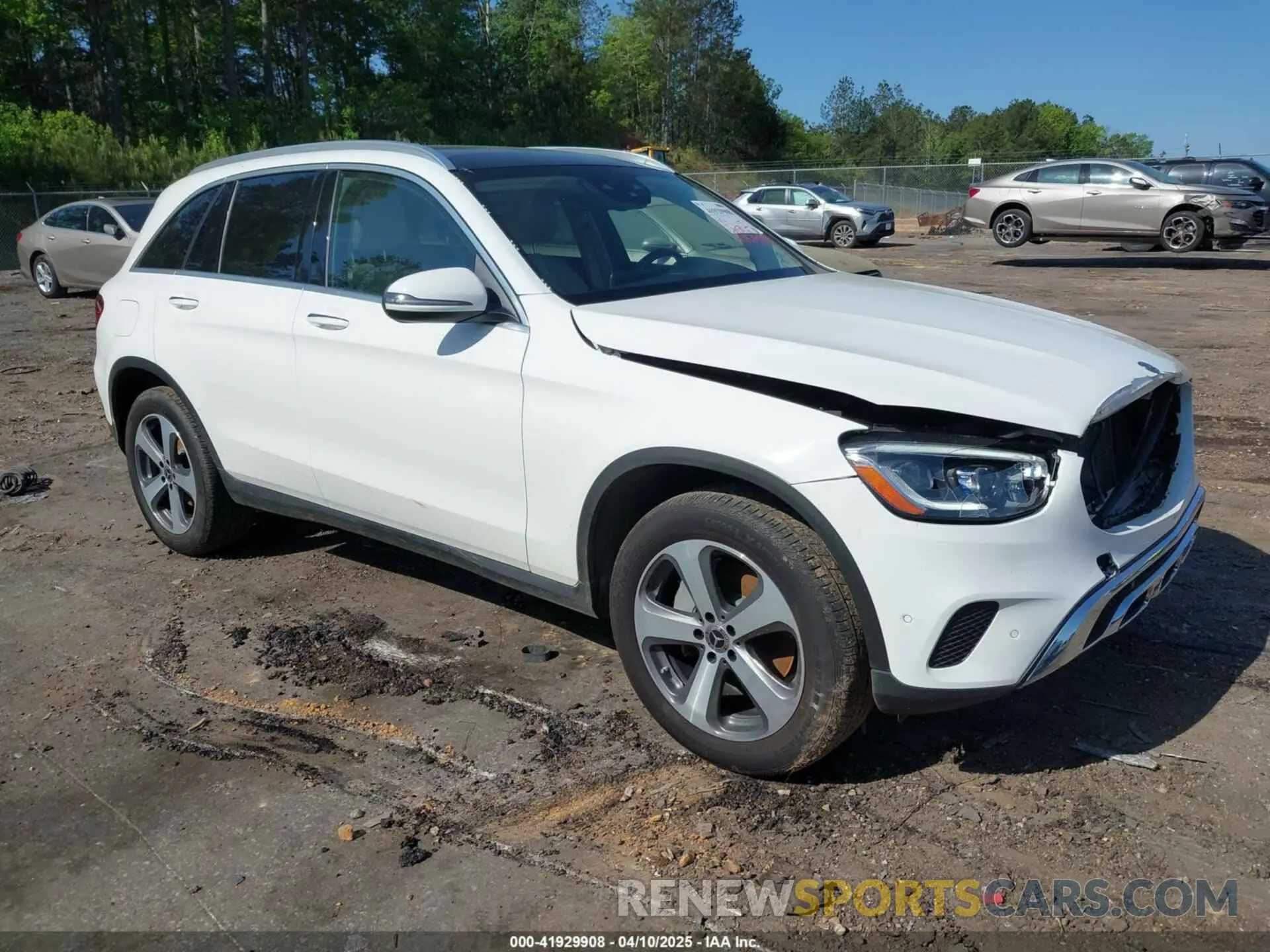 1 fotografías del automóvil dañado W1N0G8DB9MF868502 MERCEDES-BENZ GLC 300 2021