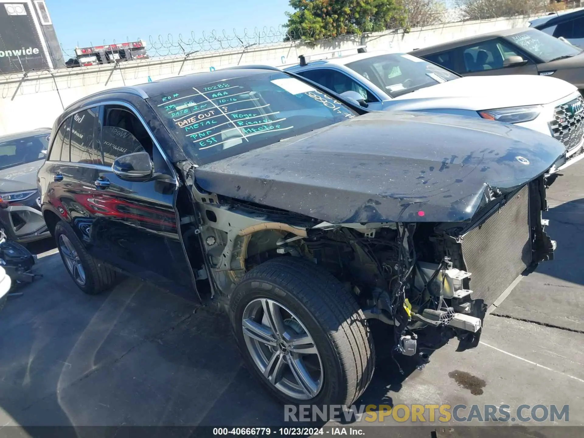 1 fotografías del automóvil dañado W1N0G8DBXMV321258 MERCEDES-BENZ GLC 300 2021