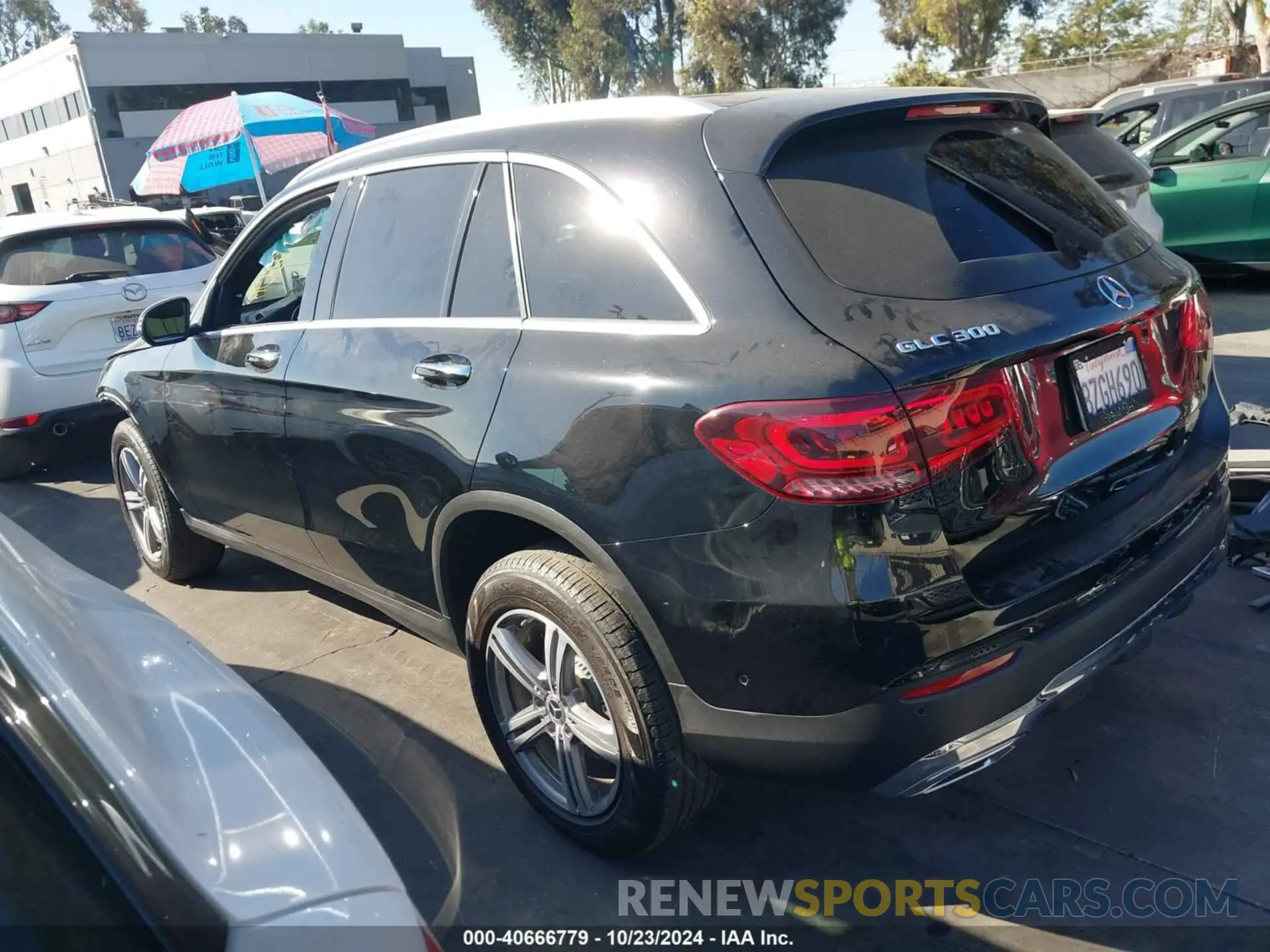 3 fotografías del automóvil dañado W1N0G8DBXMV321258 MERCEDES-BENZ GLC 300 2021