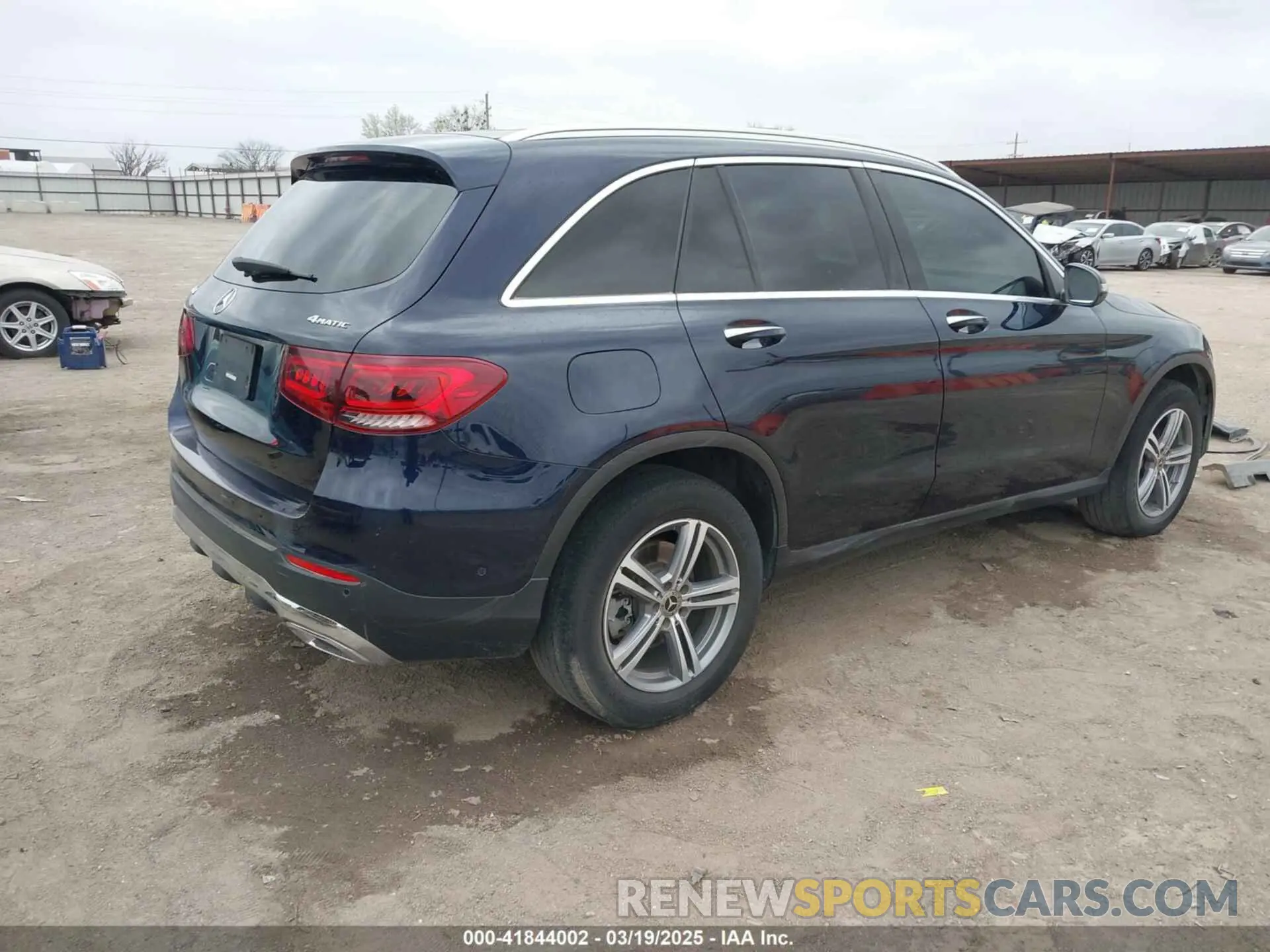 4 fotografías del automóvil dañado W1N0G8EB0MF904446 MERCEDES-BENZ GLC 300 2021
