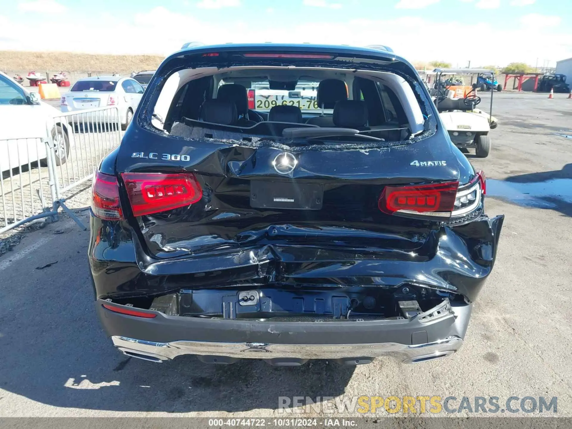 16 fotografías del automóvil dañado W1N0G8EB2MF881090 MERCEDES-BENZ GLC 300 2021