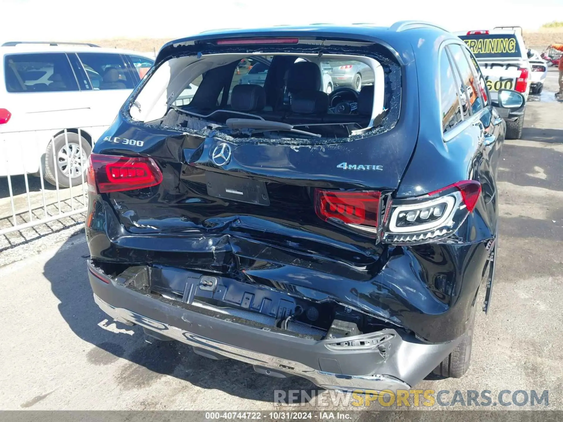 6 fotografías del automóvil dañado W1N0G8EB2MF881090 MERCEDES-BENZ GLC 300 2021