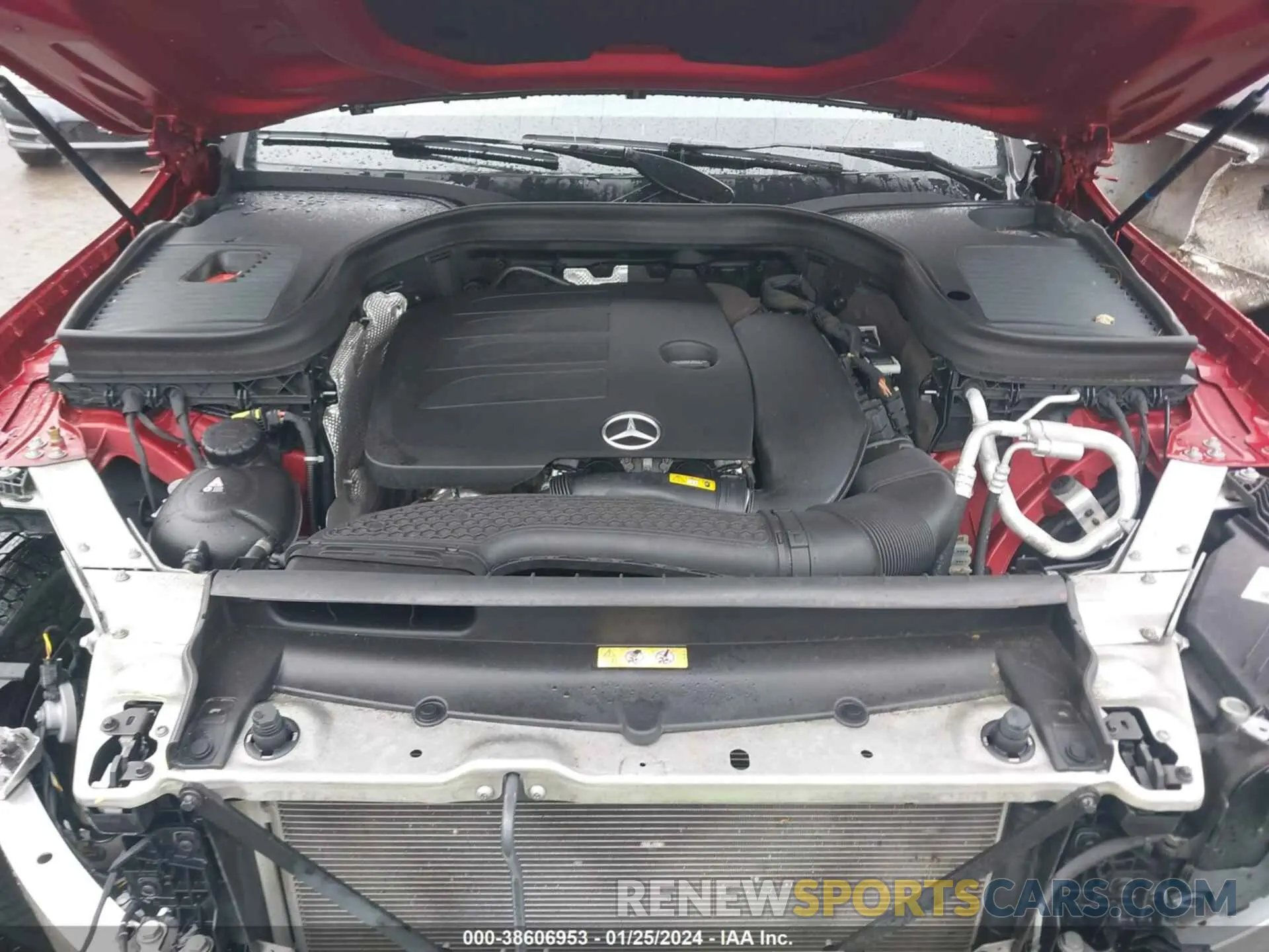 10 fotografías del automóvil dañado W1N0G8EB3MV320323 MERCEDES-BENZ GLC 300 2021