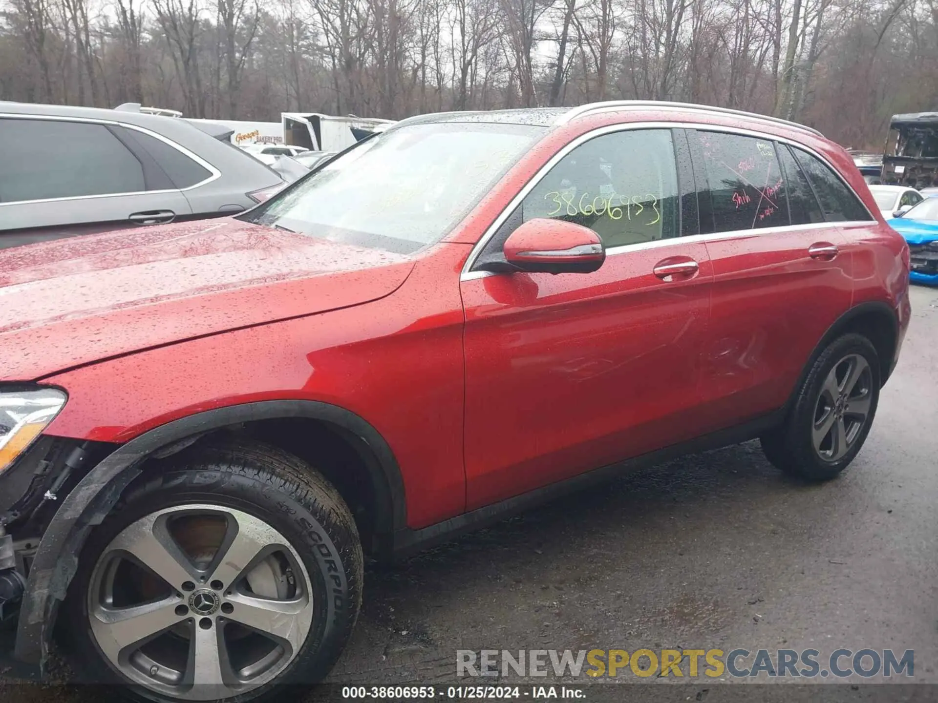 14 fotografías del automóvil dañado W1N0G8EB3MV320323 MERCEDES-BENZ GLC 300 2021