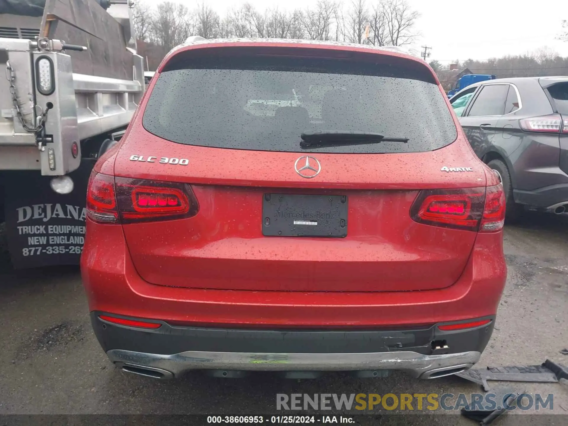 16 fotografías del automóvil dañado W1N0G8EB3MV320323 MERCEDES-BENZ GLC 300 2021