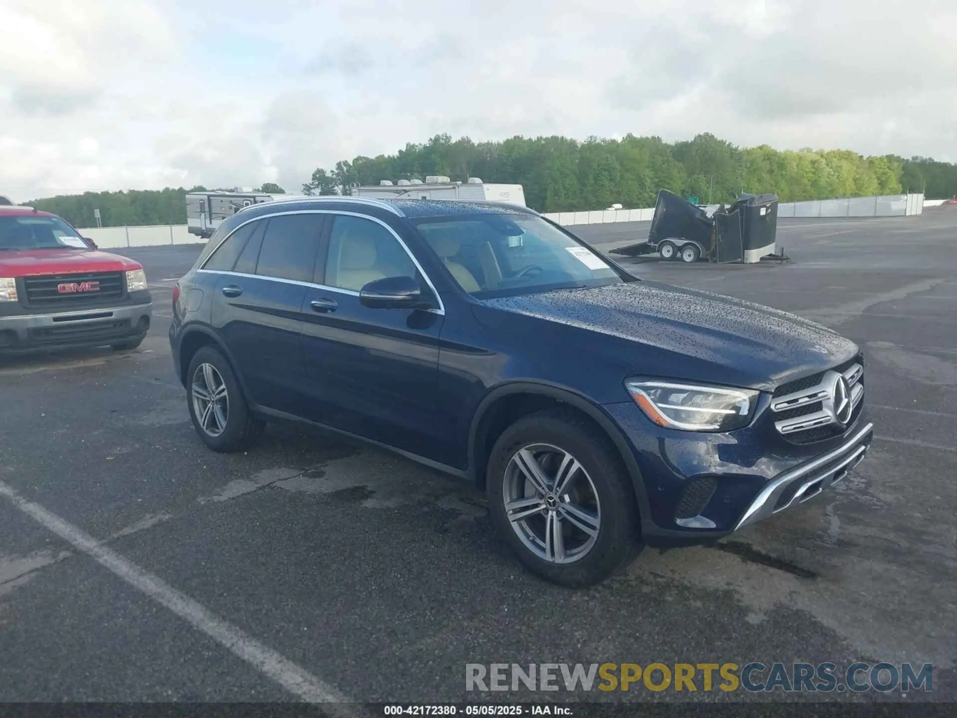 1 fotografías del automóvil dañado W1N0G8EB5MF924983 MERCEDES-BENZ GLC 300 2021