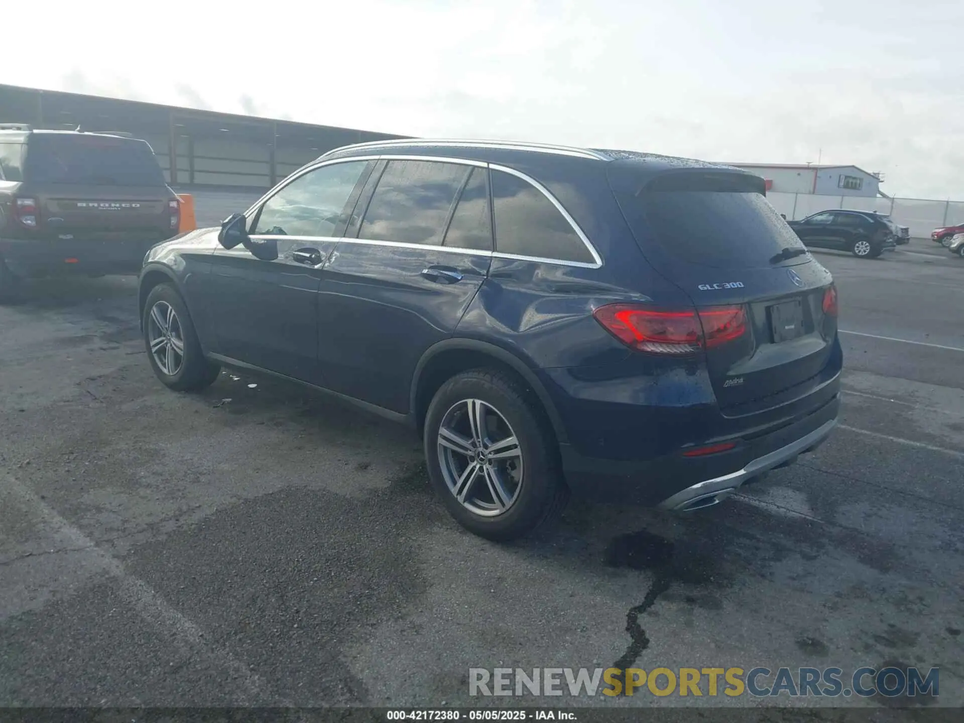3 fotografías del automóvil dañado W1N0G8EB5MF924983 MERCEDES-BENZ GLC 300 2021