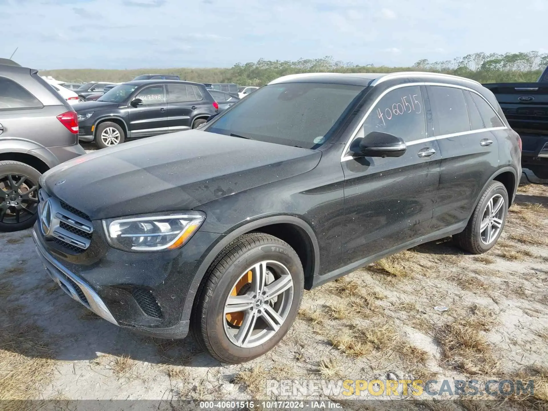 2 fotografías del automóvil dañado W1N0G8EB6MF976865 MERCEDES-BENZ GLC 300 2021