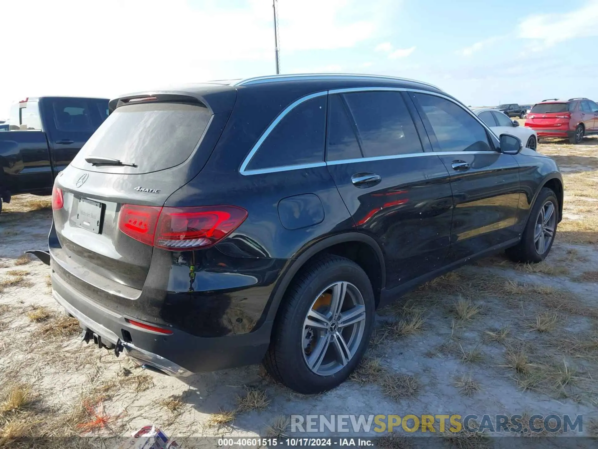 4 fotografías del automóvil dañado W1N0G8EB6MF976865 MERCEDES-BENZ GLC 300 2021