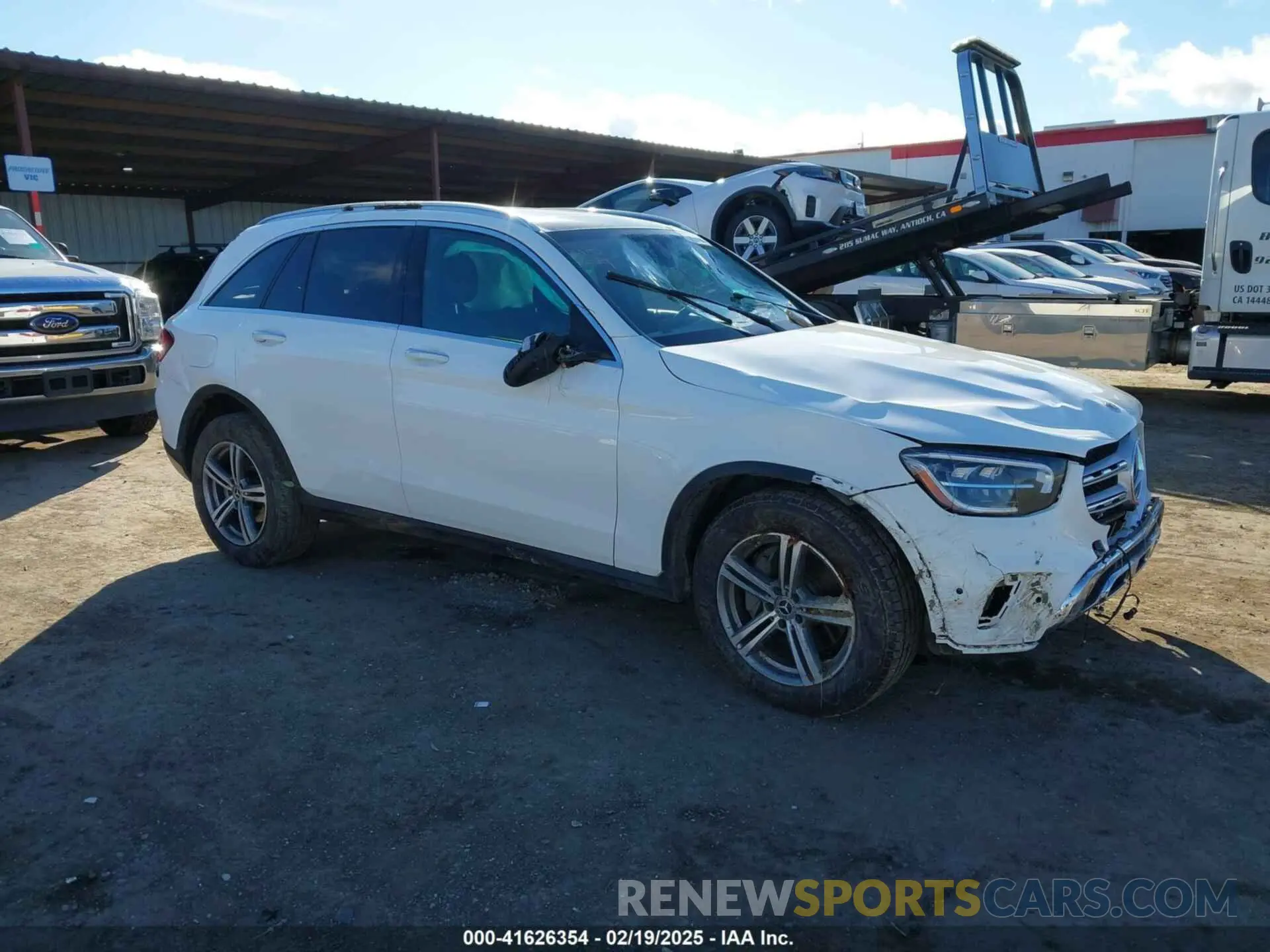 1 fotografías del automóvil dañado W1N0G8EB8MV308670 MERCEDES-BENZ GLC 300 2021