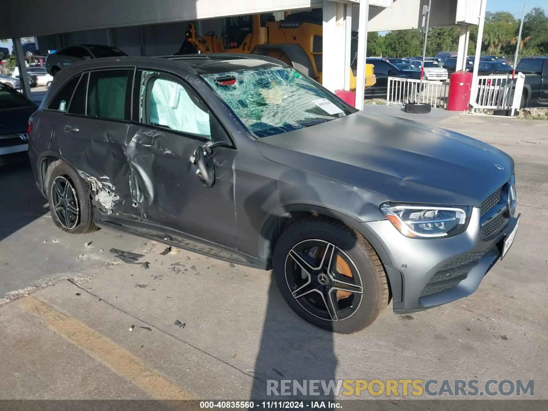 1 fotografías del automóvil dañado W1N0G8EB9MF872015 MERCEDES-BENZ GLC 300 2021