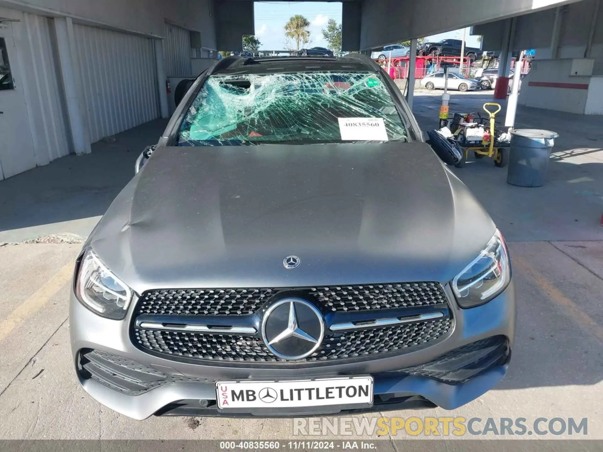 12 fotografías del automóvil dañado W1N0G8EB9MF872015 MERCEDES-BENZ GLC 300 2021