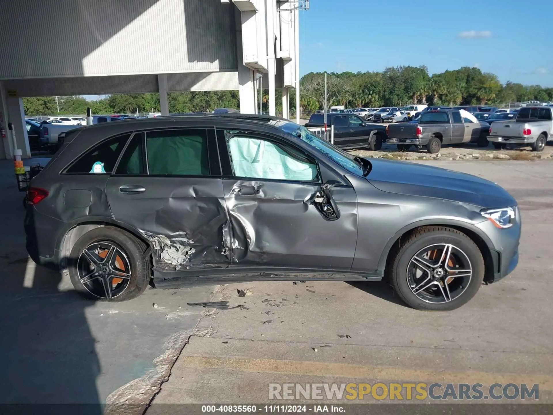 13 fotografías del automóvil dañado W1N0G8EB9MF872015 MERCEDES-BENZ GLC 300 2021