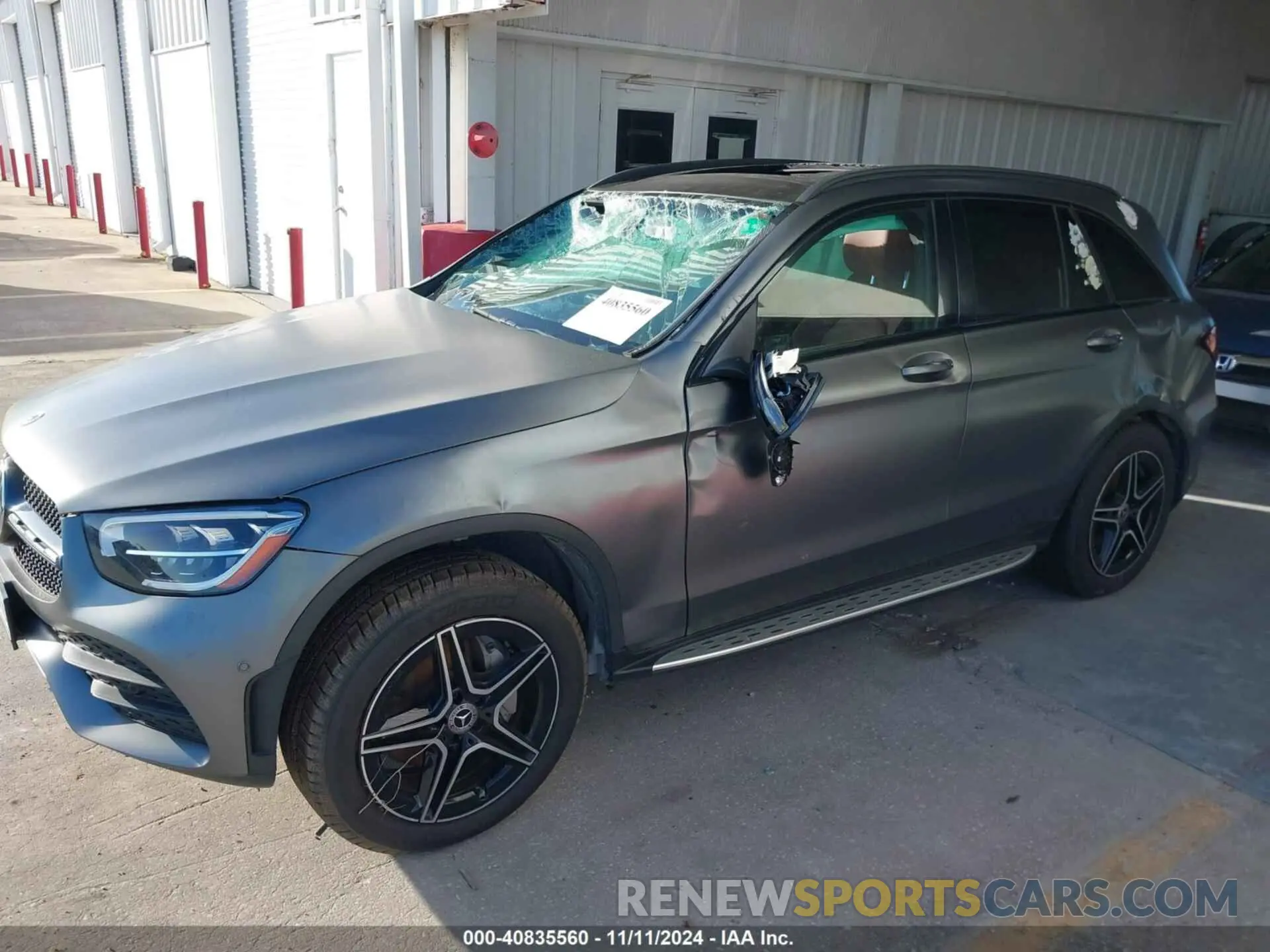 14 fotografías del automóvil dañado W1N0G8EB9MF872015 MERCEDES-BENZ GLC 300 2021