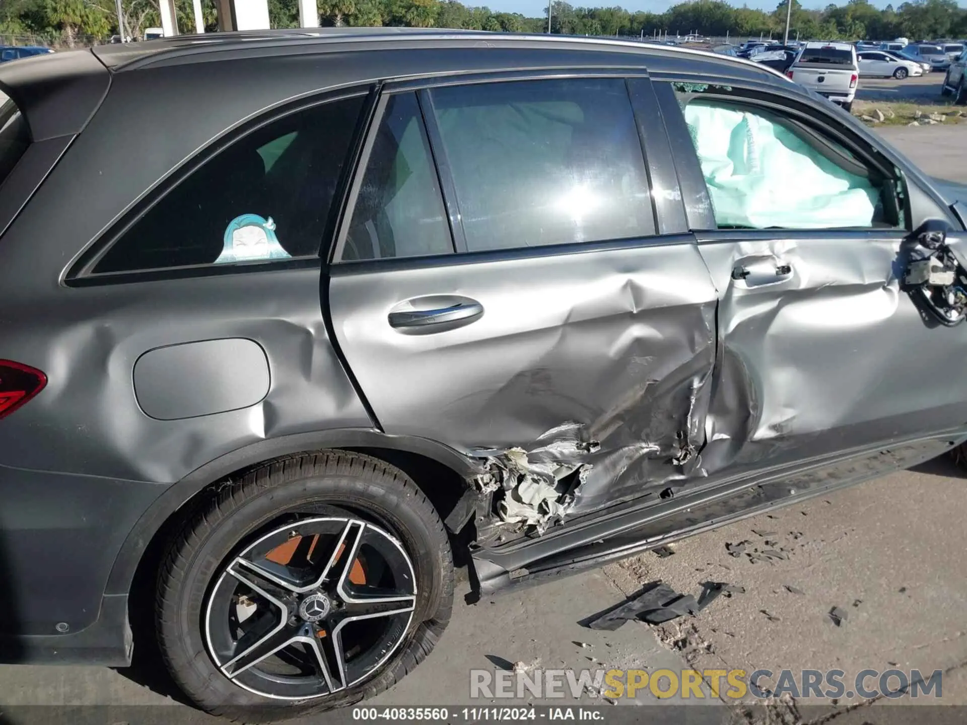 6 fotografías del automóvil dañado W1N0G8EB9MF872015 MERCEDES-BENZ GLC 300 2021