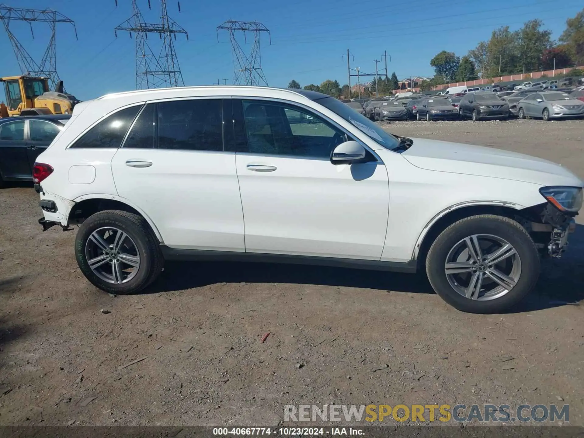 14 fotografías del automóvil dañado W1N0G8EB9MG012030 MERCEDES-BENZ GLC 300 2021