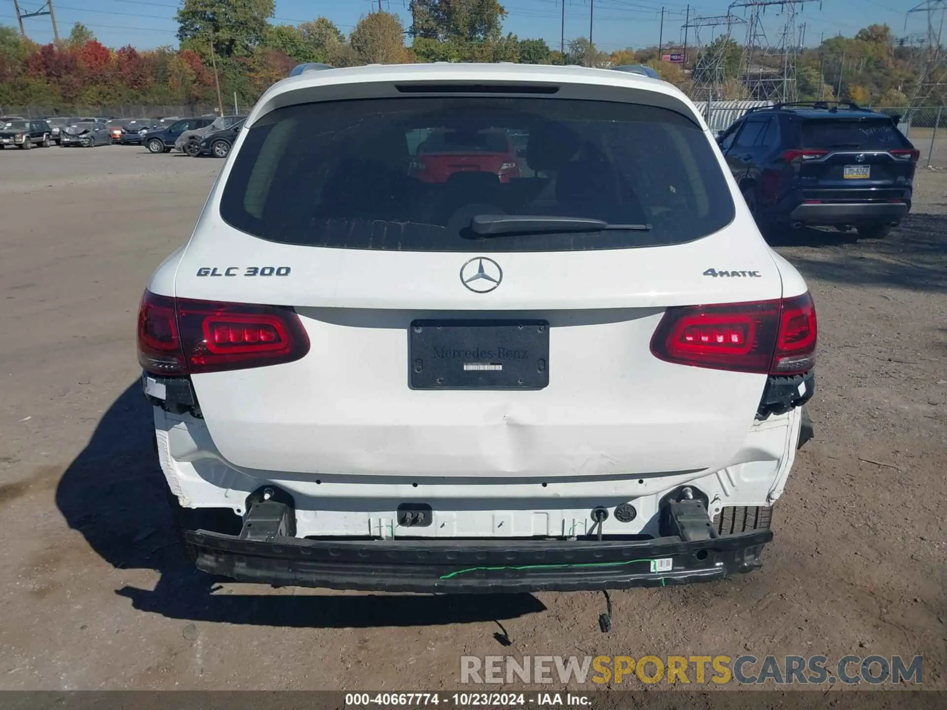 17 fotografías del automóvil dañado W1N0G8EB9MG012030 MERCEDES-BENZ GLC 300 2021