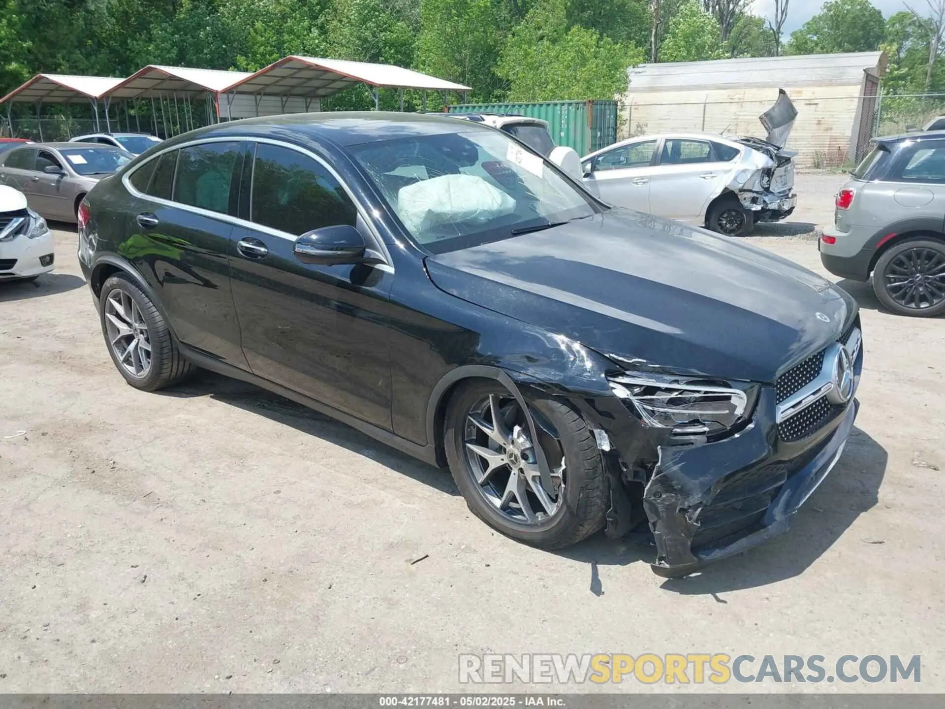 1 fotografías del automóvil dañado W1N0J8EB0MG012046 MERCEDES-BENZ GLC 300 2021