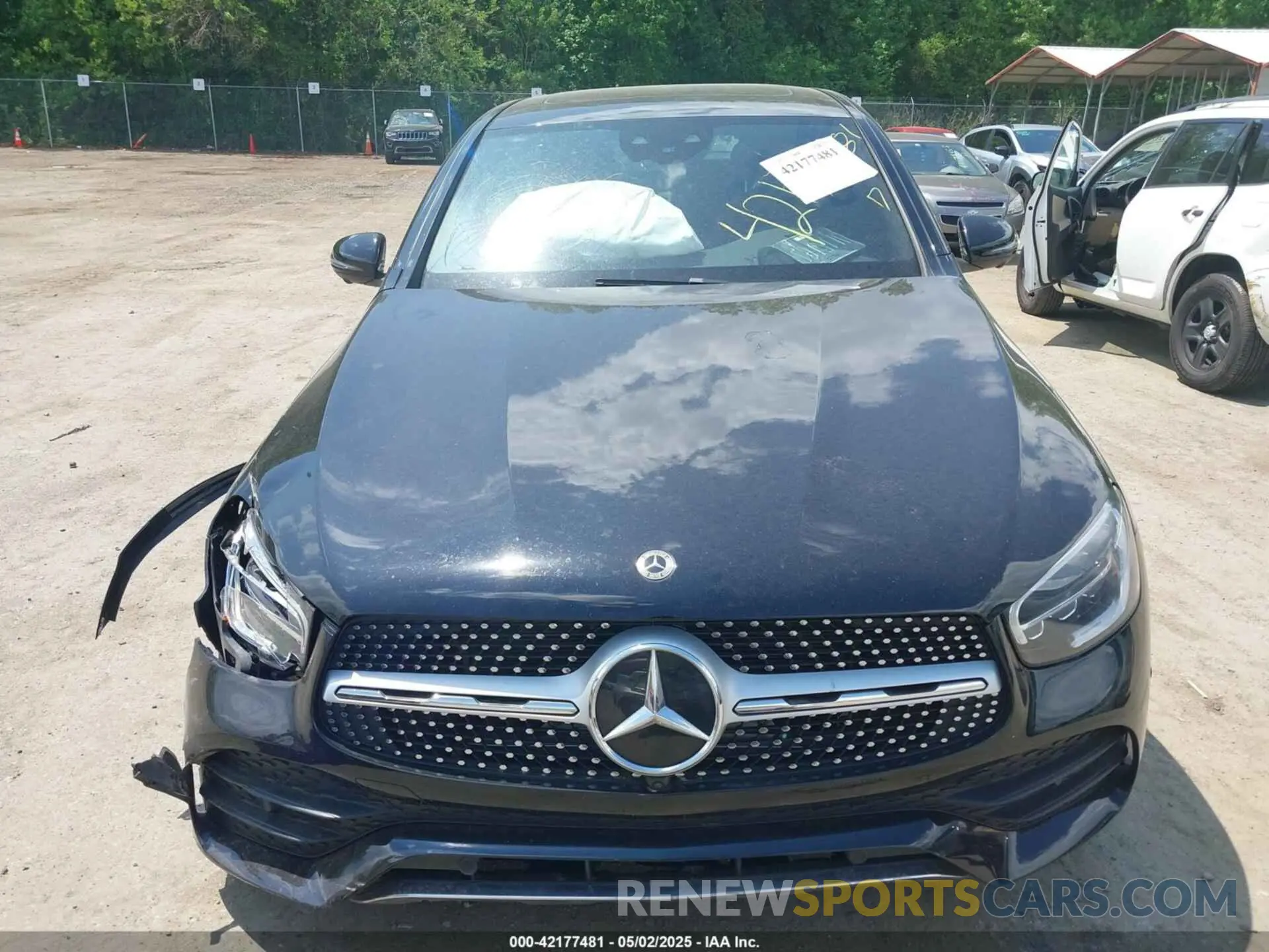 12 fotografías del automóvil dañado W1N0J8EB0MG012046 MERCEDES-BENZ GLC 300 2021