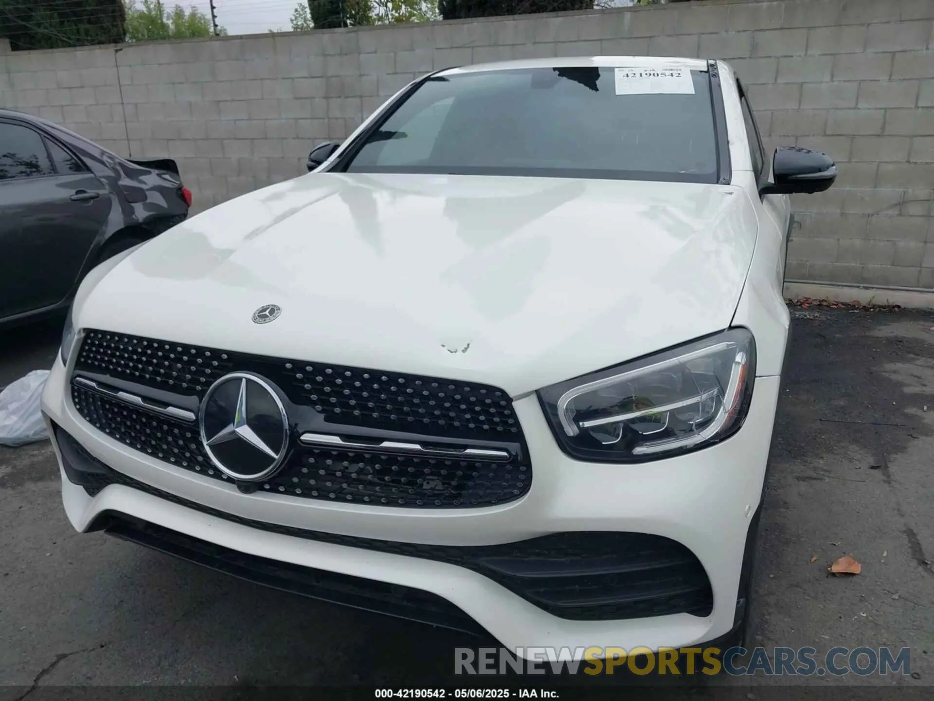 6 fotografías del automóvil dañado W1N0J8EB2MG007771 MERCEDES-BENZ GLC 300 2021