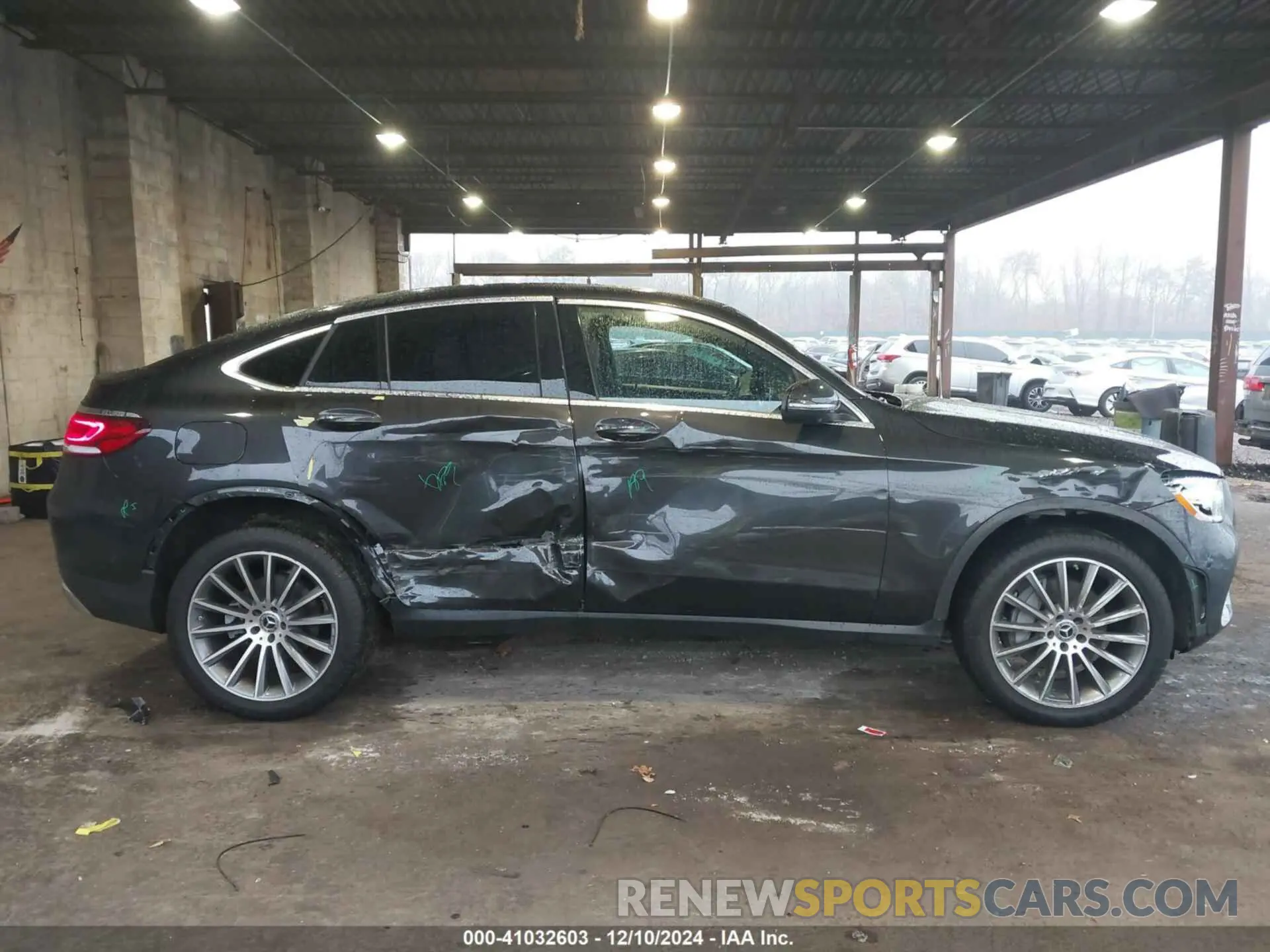14 fotografías del automóvil dañado W1N0J8EB8MF979333 MERCEDES-BENZ GLC 300 2021