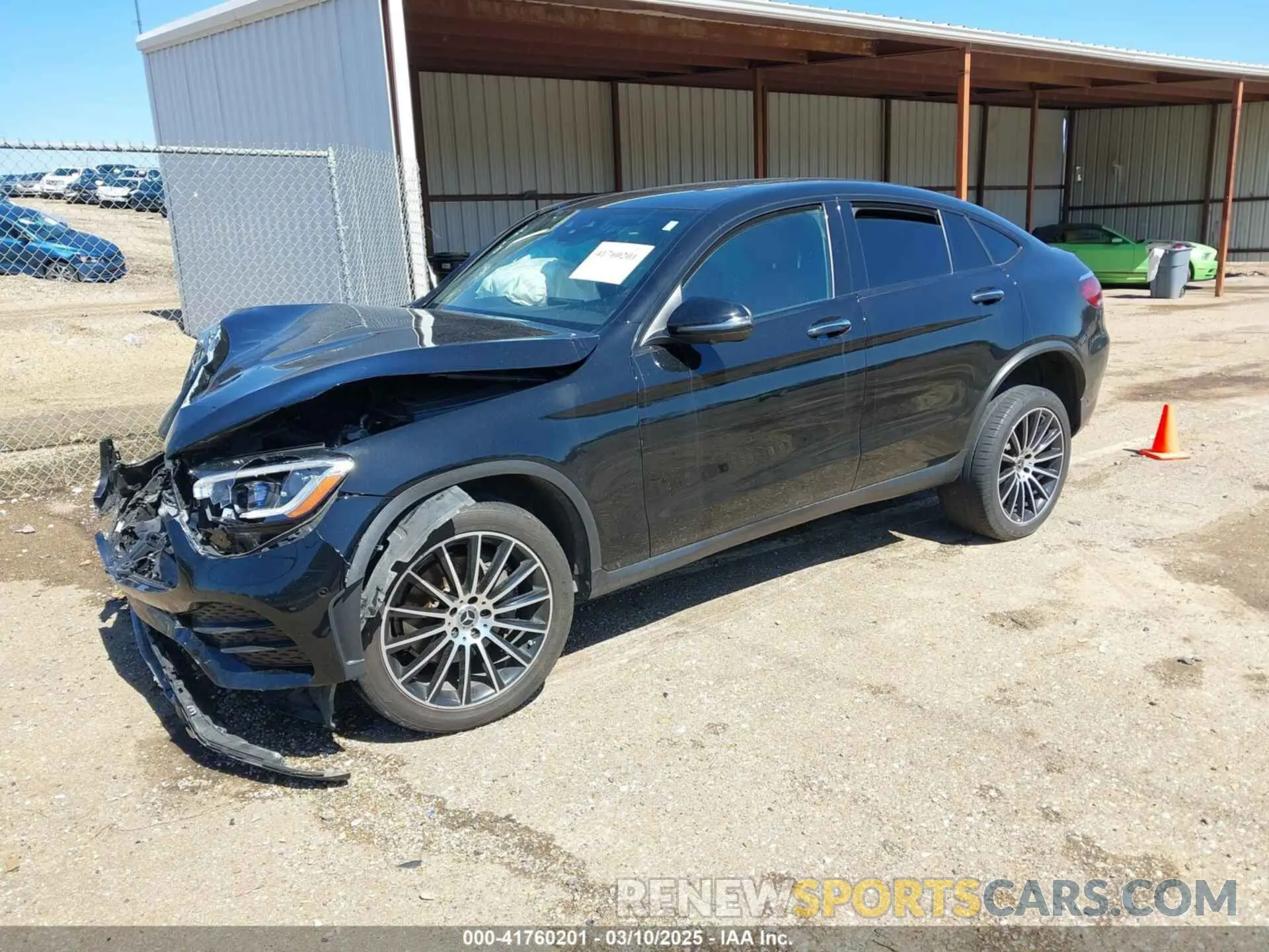 2 fotografías del automóvil dañado W1N0J8EB9MF936166 MERCEDES-BENZ GLC 300 2021