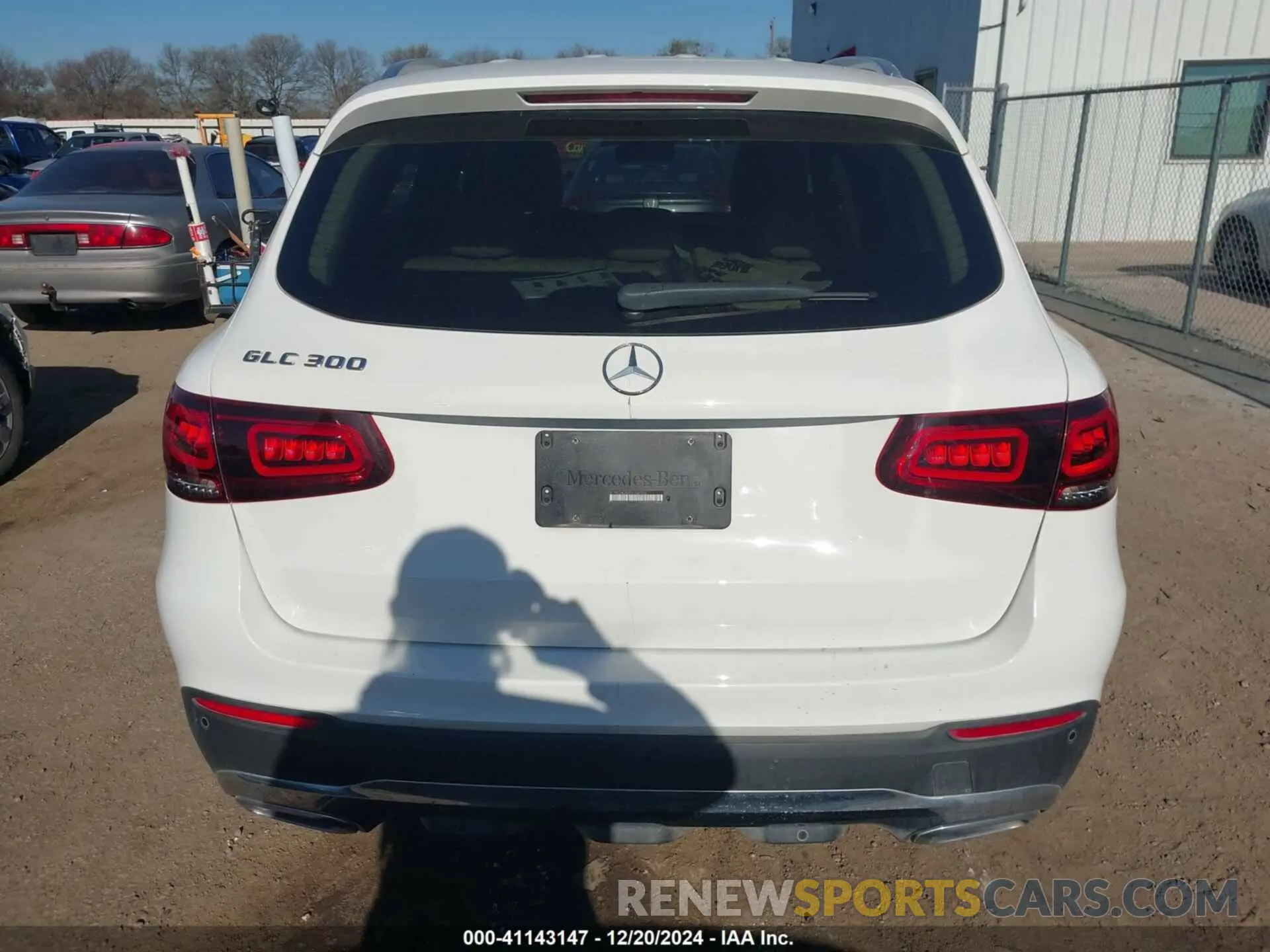 16 fotografías del automóvil dañado W1N0G8DB0NV333503 MERCEDES-BENZ GLC 300 2022