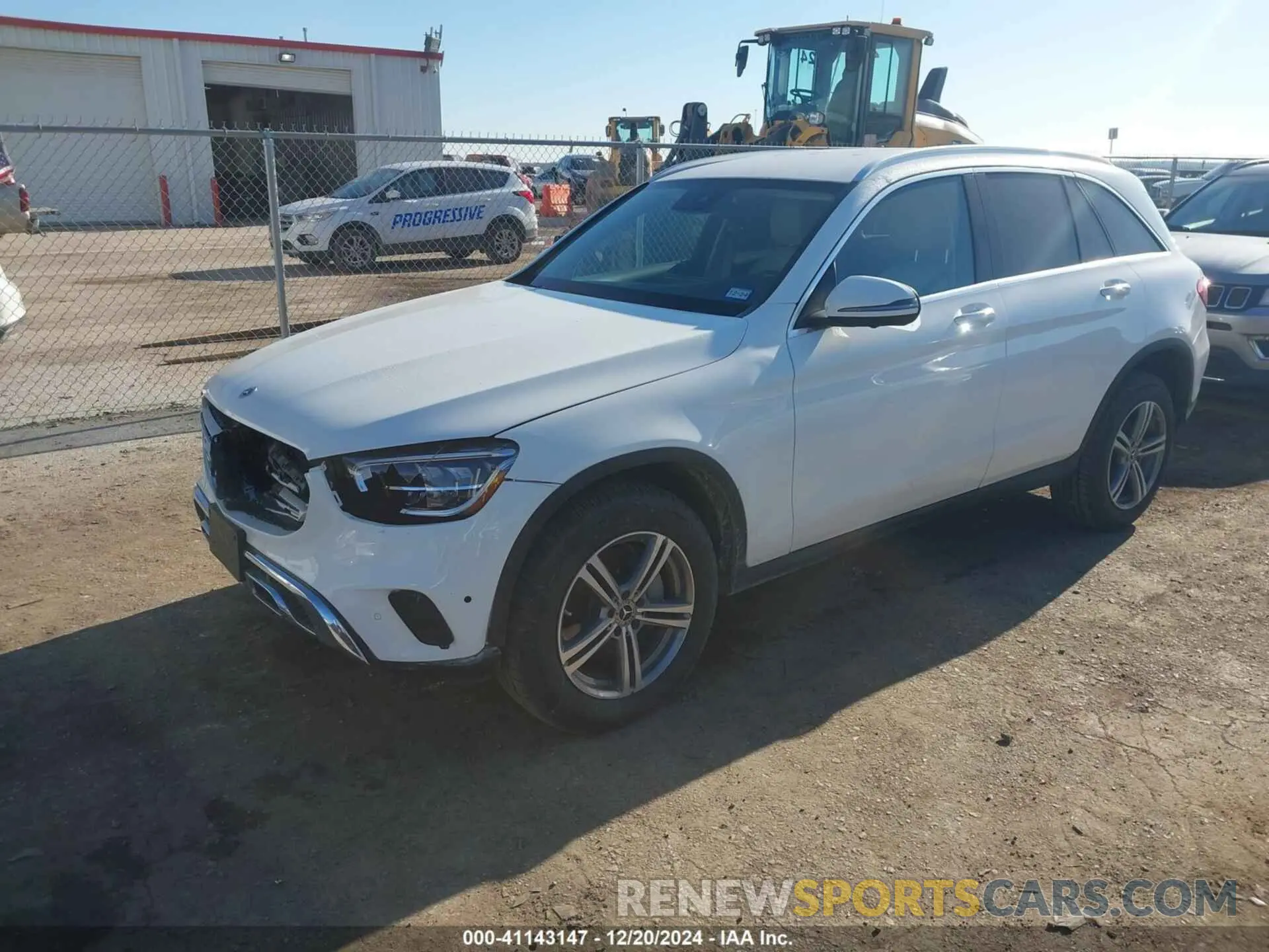 2 fotografías del automóvil dañado W1N0G8DB0NV333503 MERCEDES-BENZ GLC 300 2022
