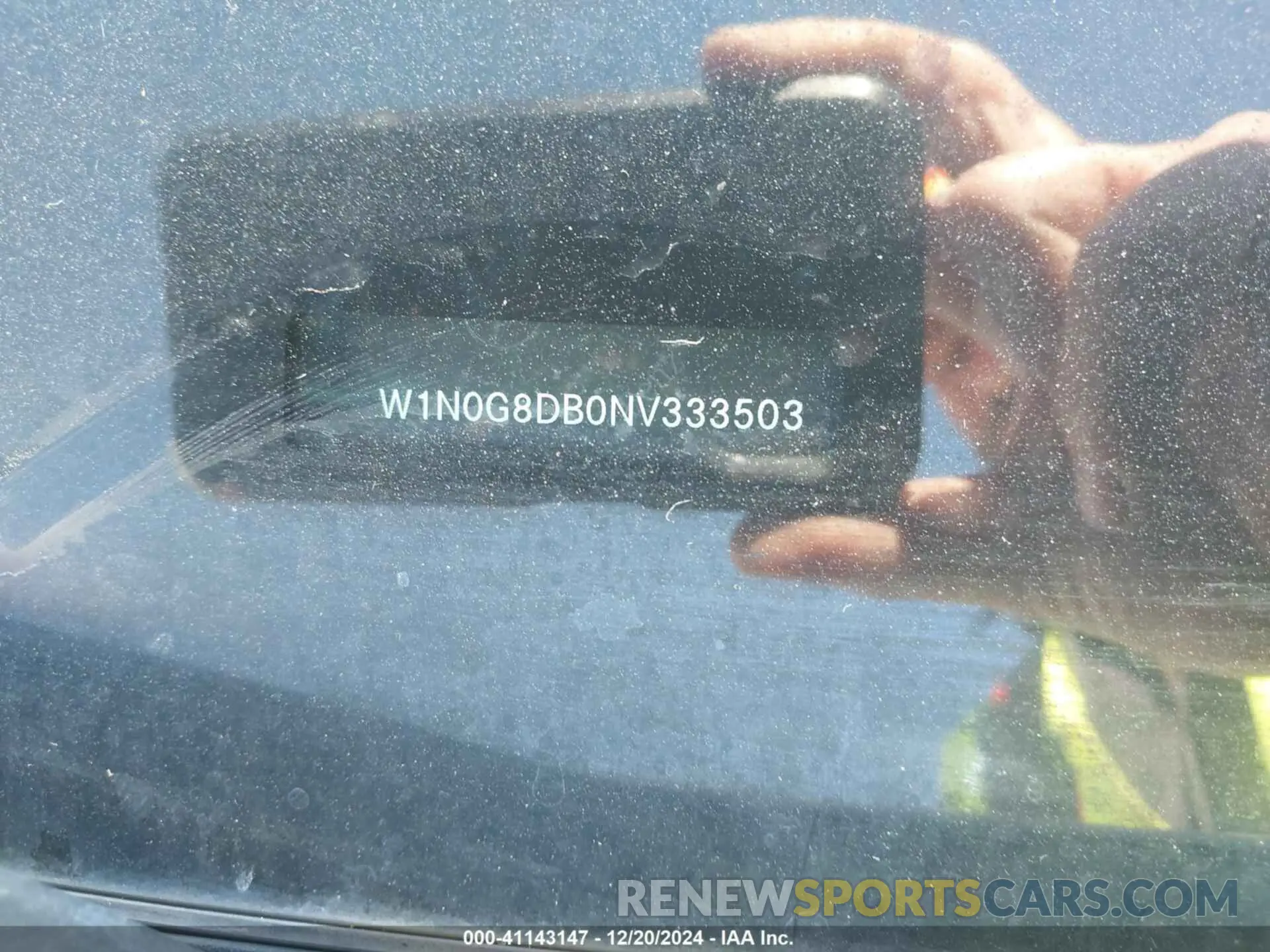 9 fotografías del automóvil dañado W1N0G8DB0NV333503 MERCEDES-BENZ GLC 300 2022
