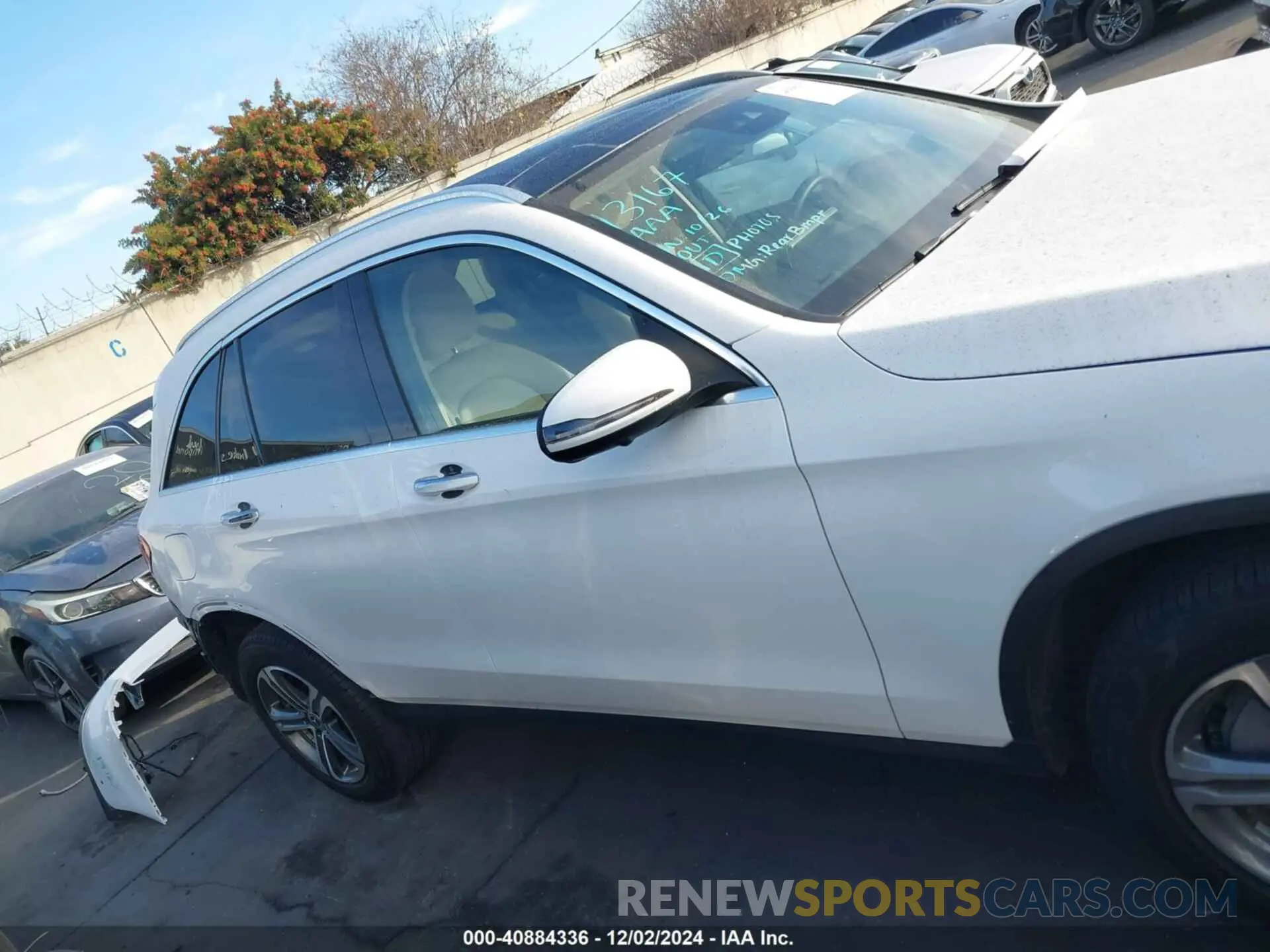 14 fotografías del automóvil dañado W1N0G8DB1NV374903 MERCEDES-BENZ GLC 300 2022