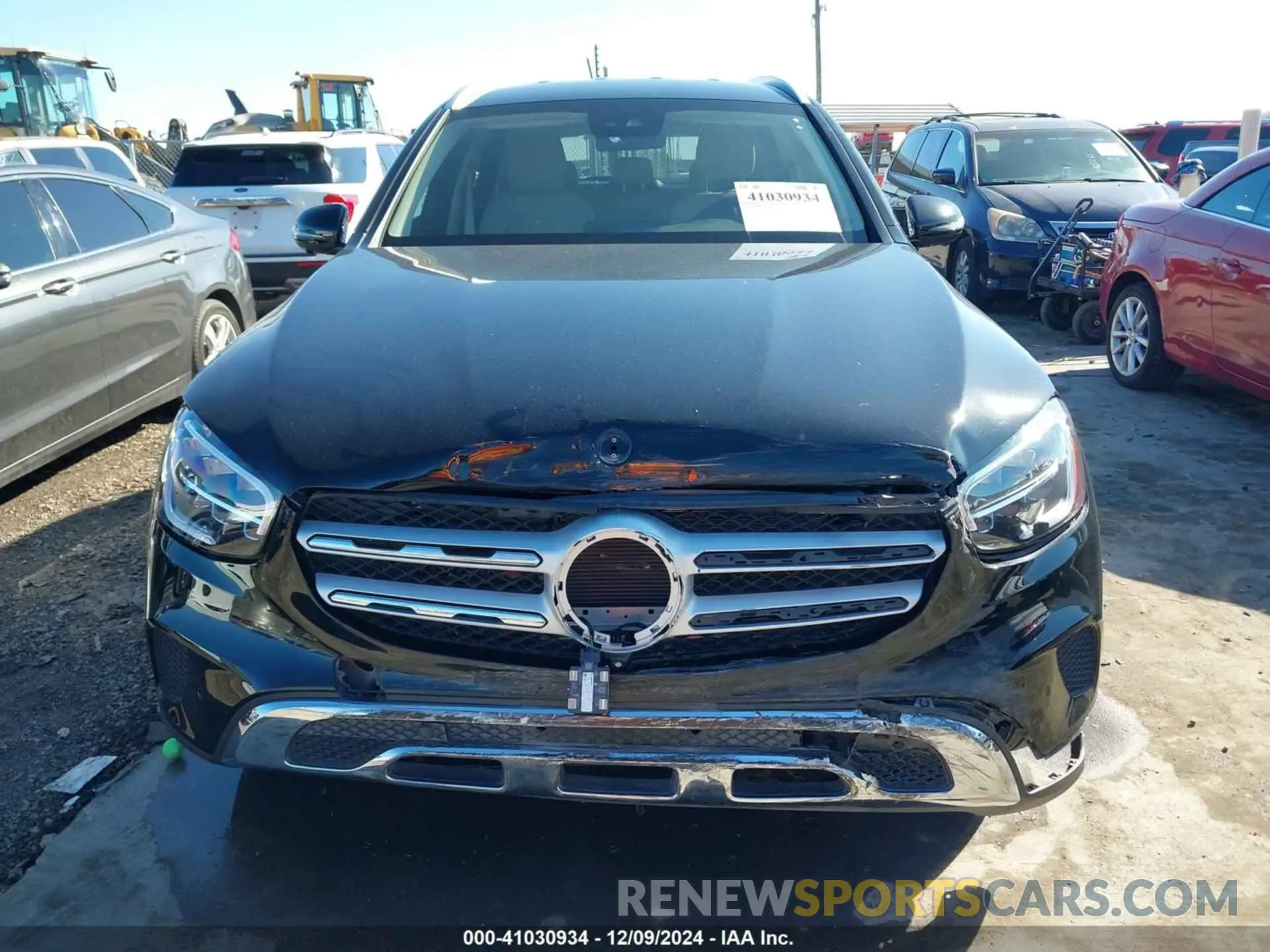 12 fotografías del automóvil dañado W1N0G8DB1NV397260 MERCEDES-BENZ GLC 300 2022