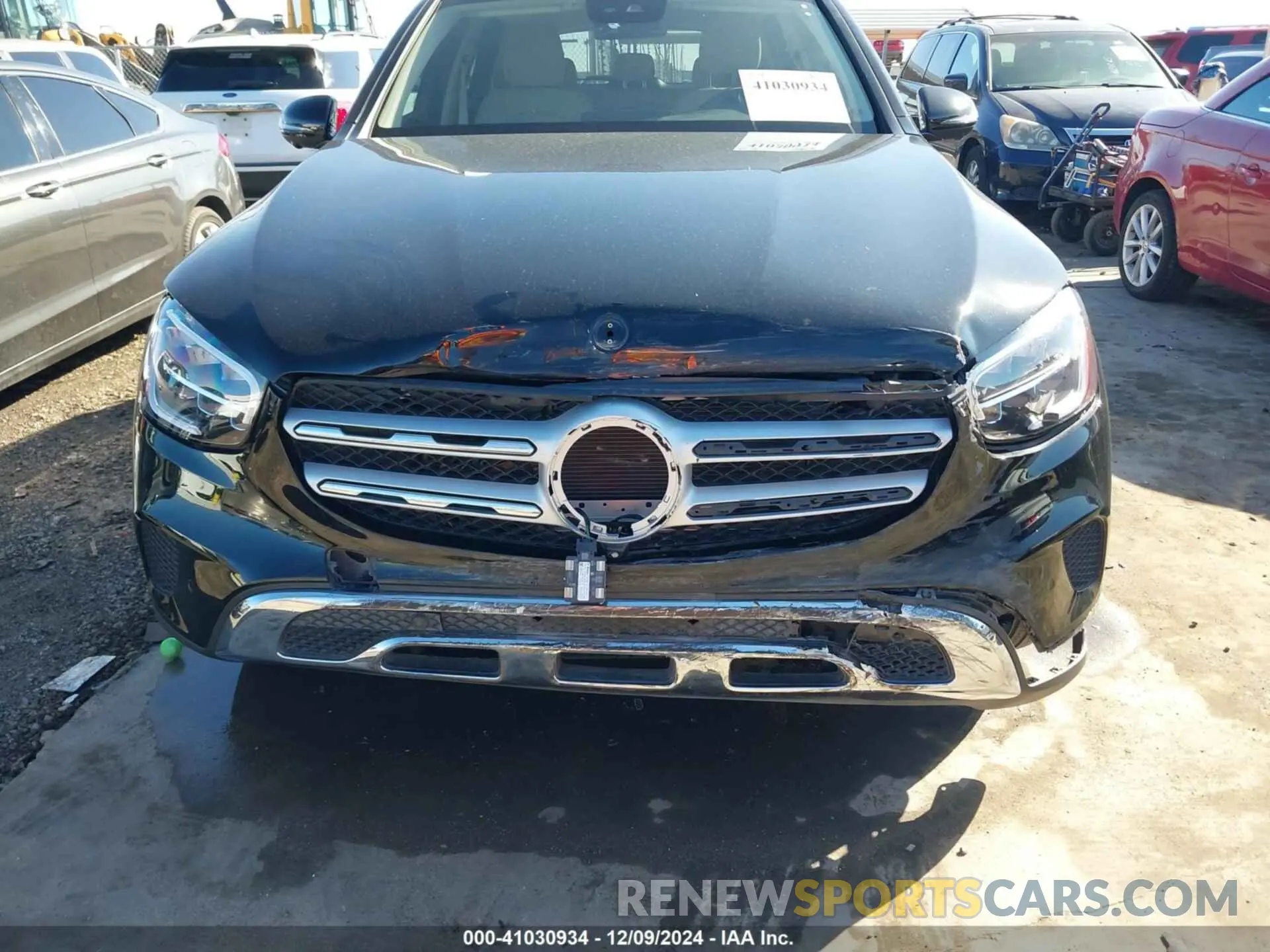 6 fotografías del automóvil dañado W1N0G8DB1NV397260 MERCEDES-BENZ GLC 300 2022